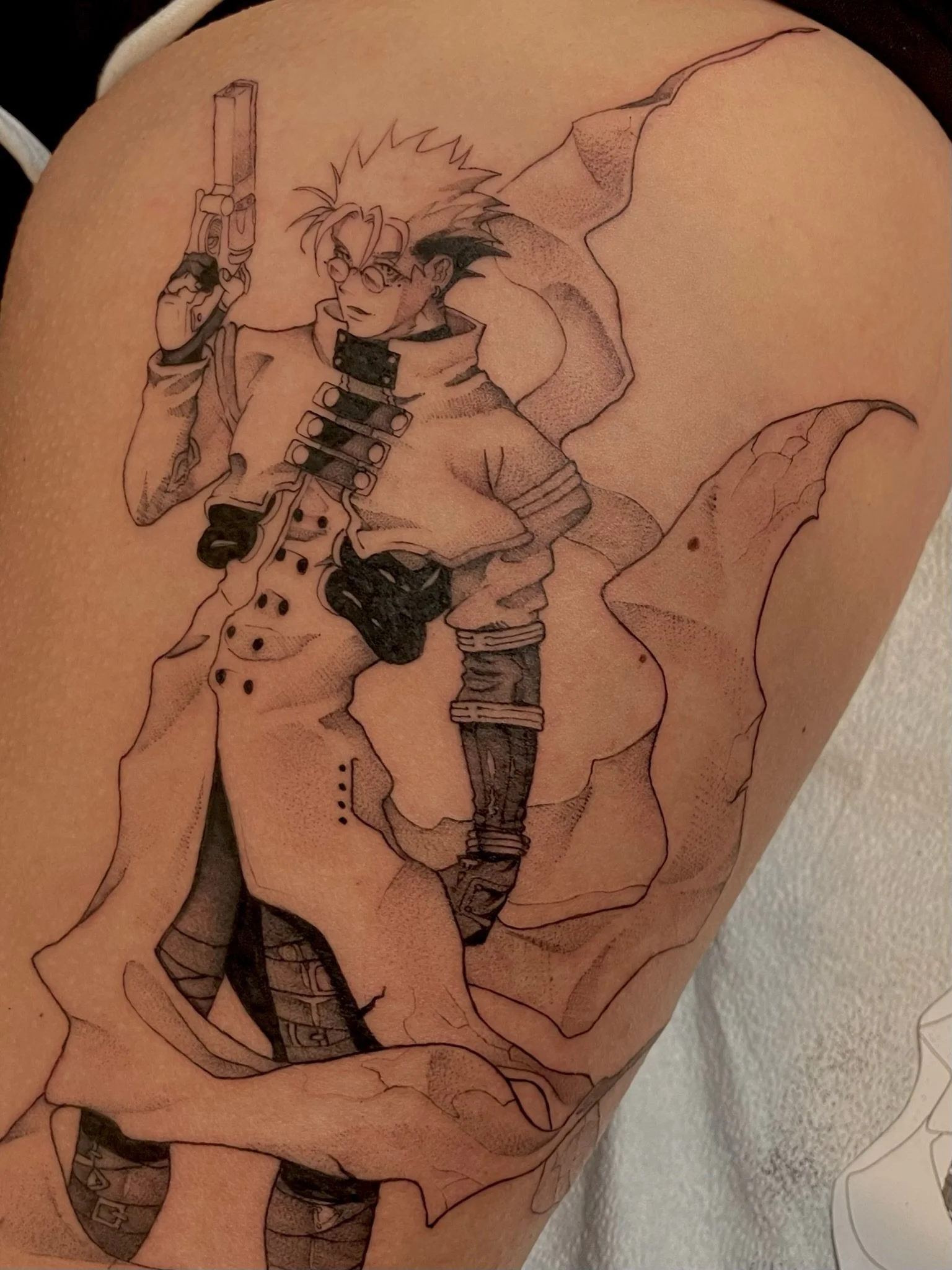 Custom Vash from Trigun

- Anime tattoos Hamilton