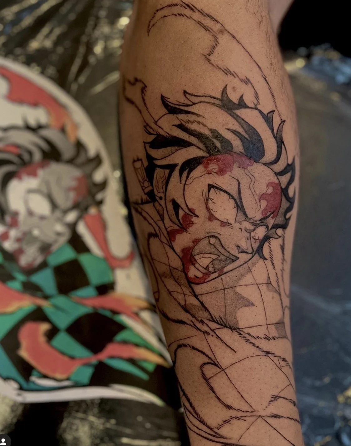 Custom Tanjiro from Demon Slayer

- Anime tattoos Hamilton
