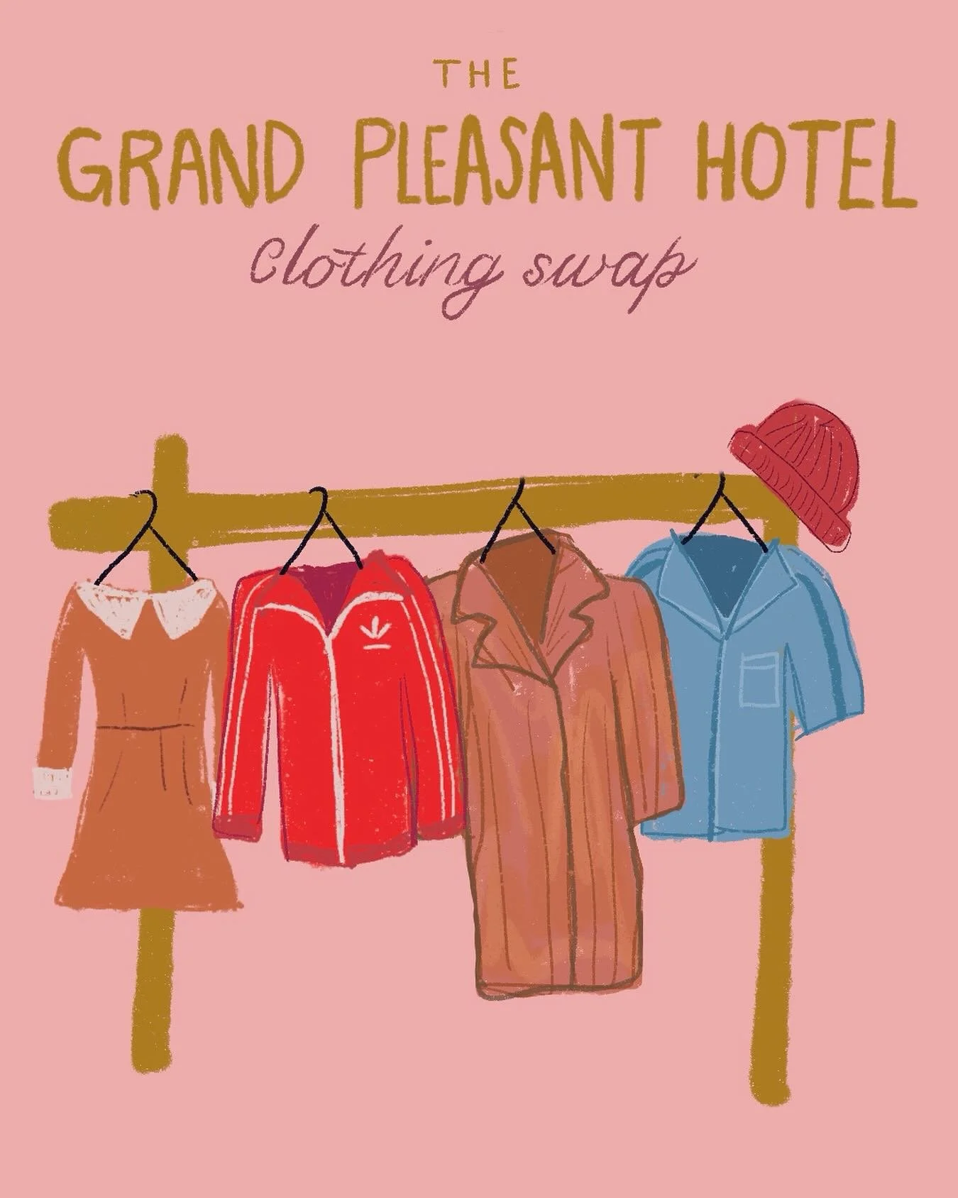 An oldie from my birthday party in May 🌸👗

#digitalillustration #wesandersonstyle #grandbudapesthotel #invitationdesign