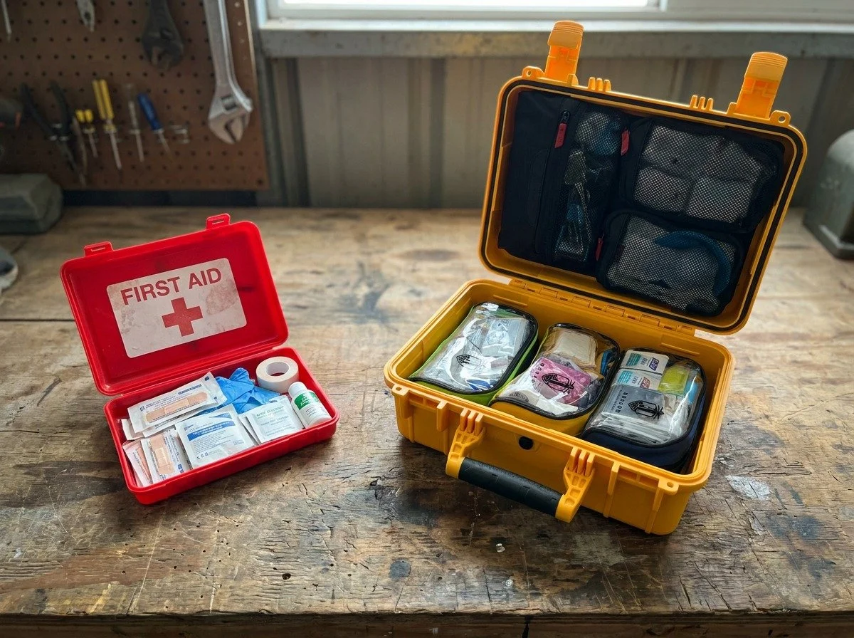 First Aid kit vs. medical kit