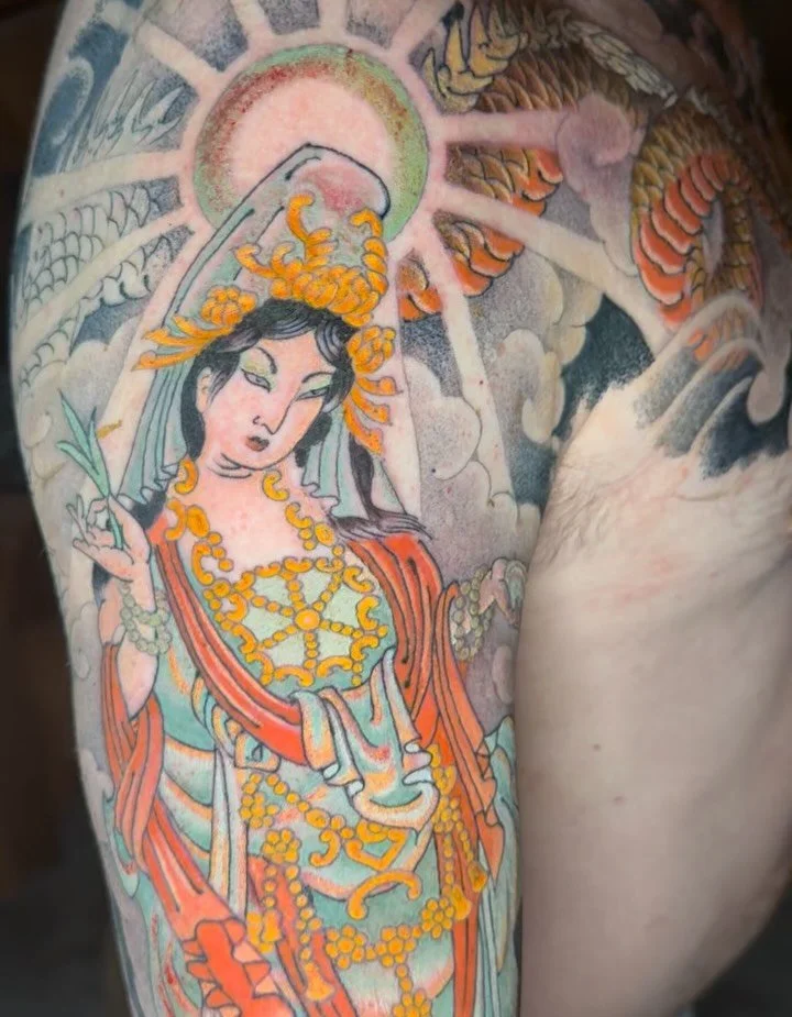 Jason&rsquo;s first tattoo is almost complete and we&rsquo;re starting his other arm tomorrow. Our first meeting spanned 2.5 days and these colors were another 2.5. He&rsquo;s one of the special ones. You can be special too - and you probably already