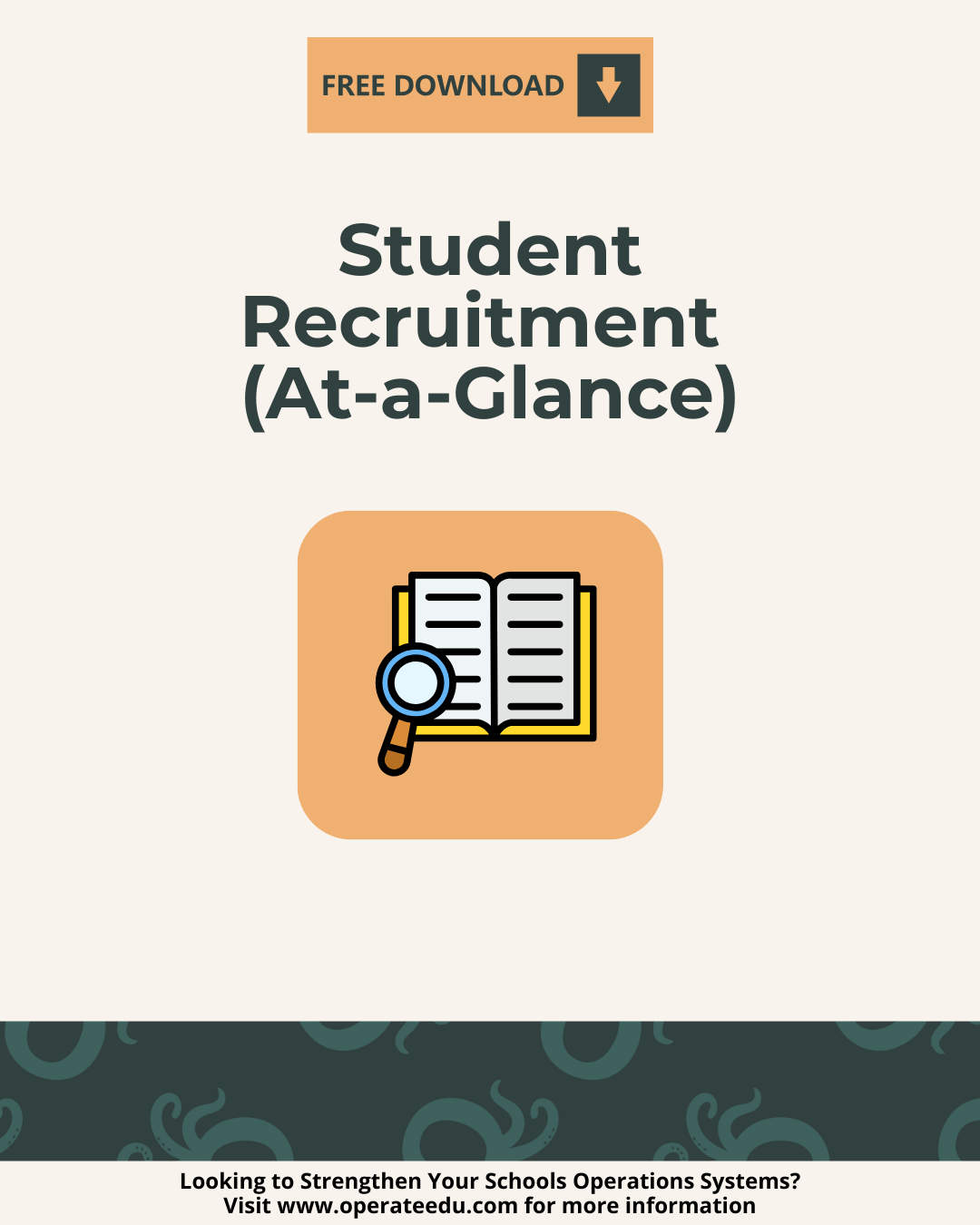 Student Recruitment (At-a-Glance) for K–12 Schools (Freebie)