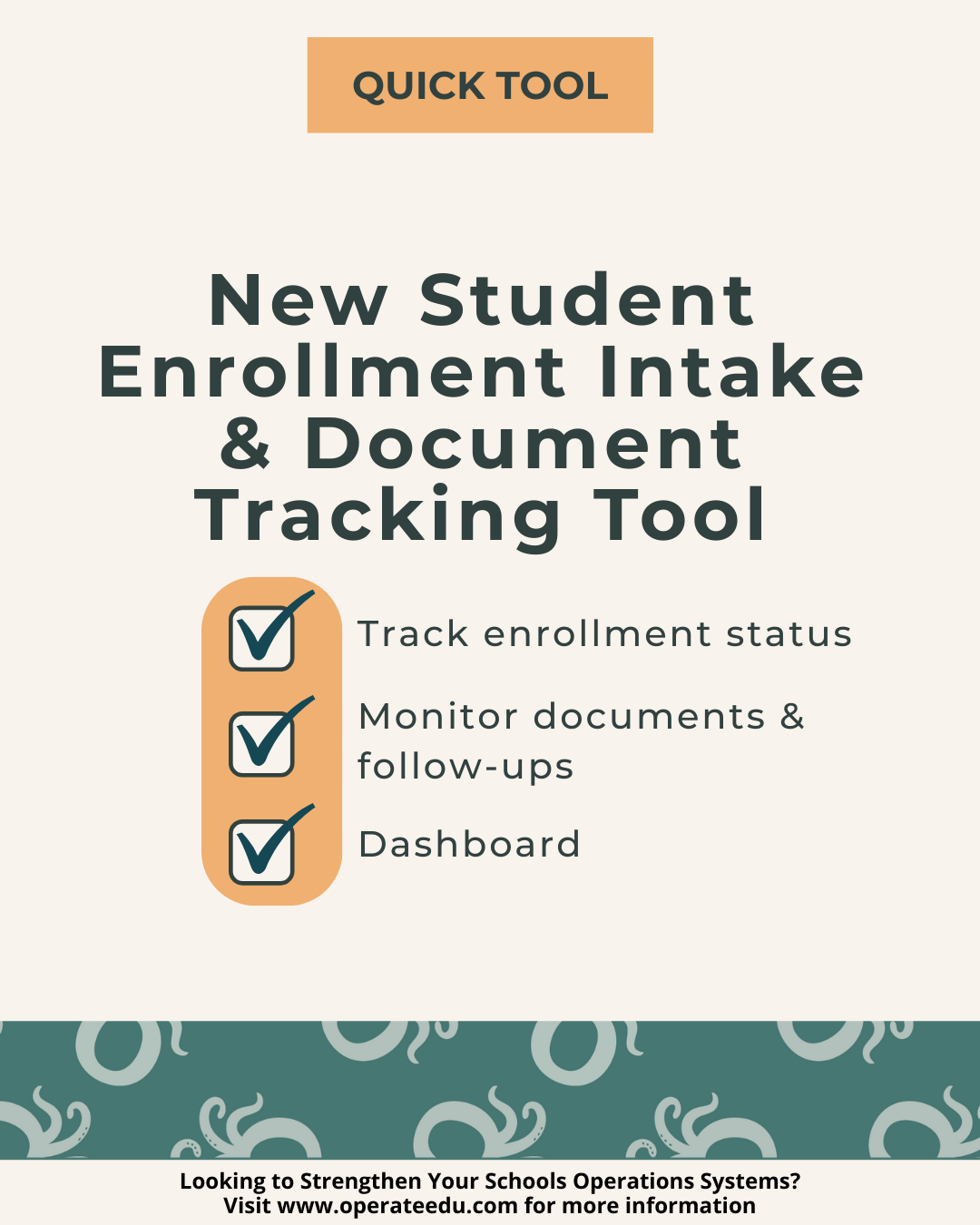New Student Enrollment Intake & Document Tracking Tool