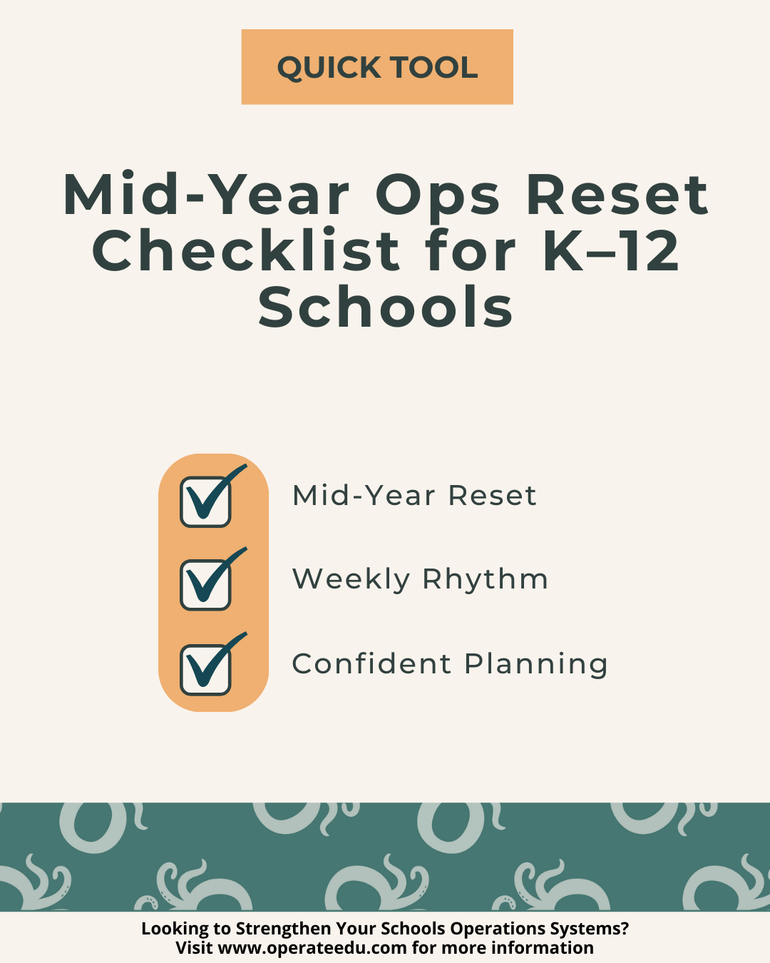 Mid-Year Ops Reset Checklist for K–12 Schools