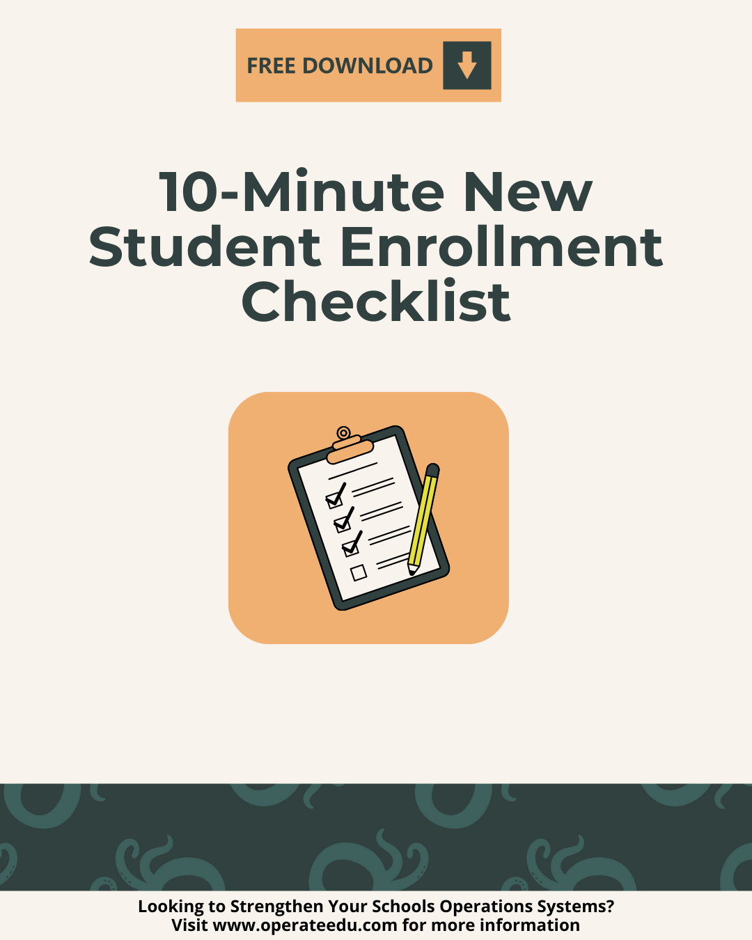 10-Minute New Student Enrollment Checklist (Freebie)