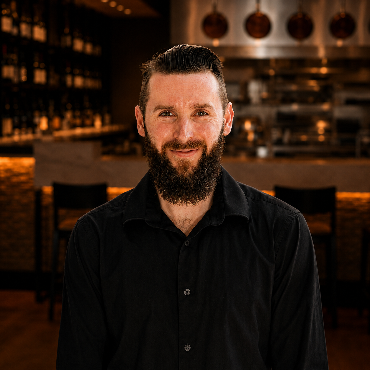 Portrait of Dale, Bar Manager at Valette