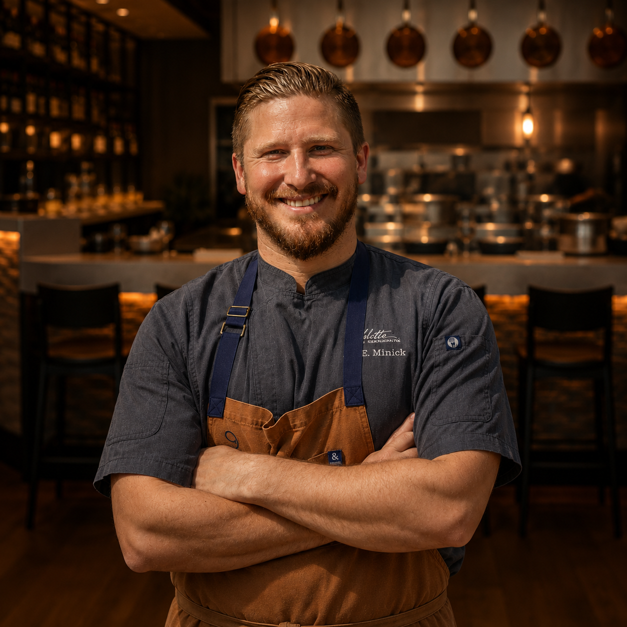 Portrait of Ben Minick, Sous Chef at Valette.