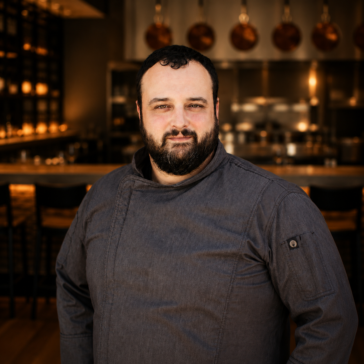 Portrait of Brian Best, Executive Chef of The Matheson and Roof 106.