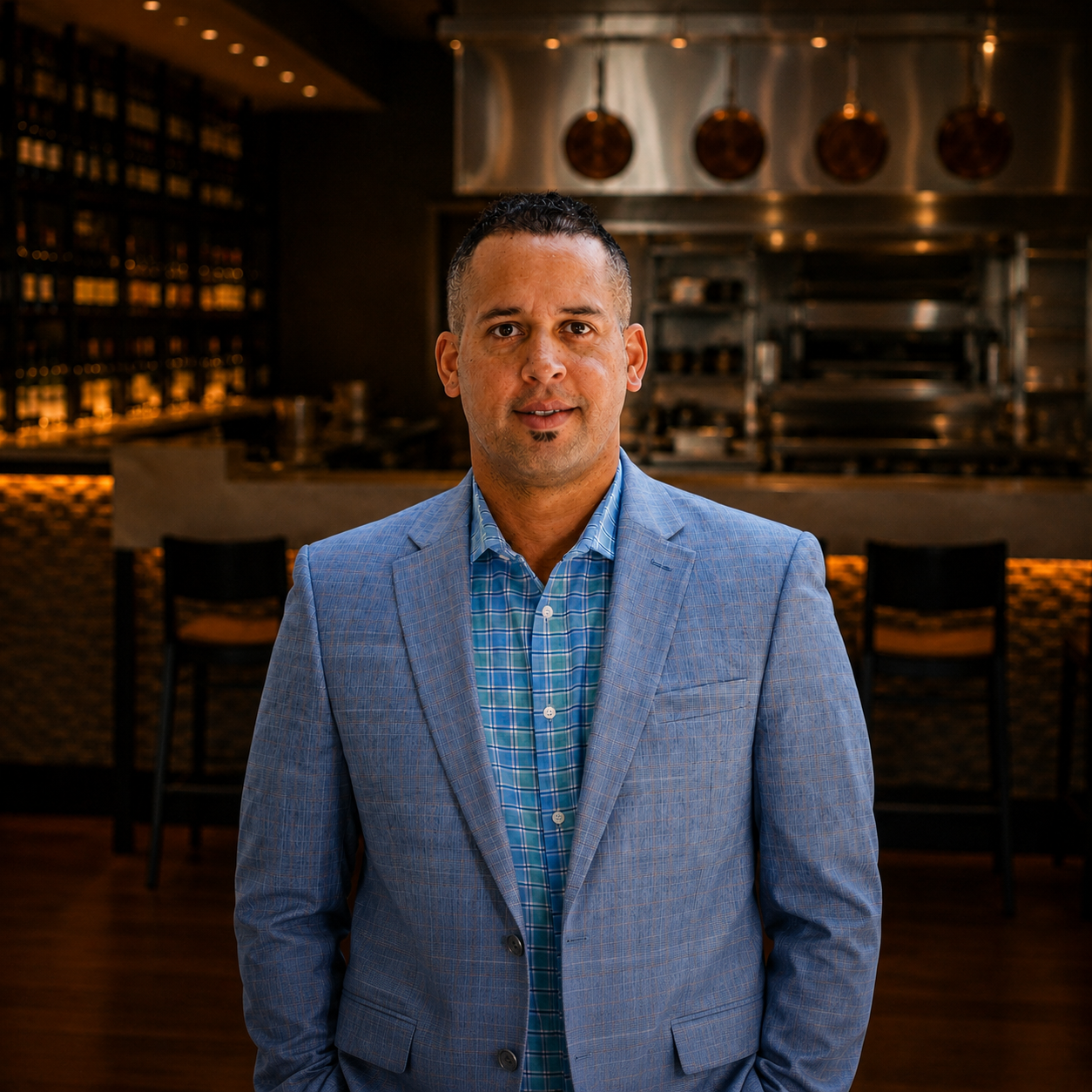 Portrait of Harry Bryan, General Manager of Valette.