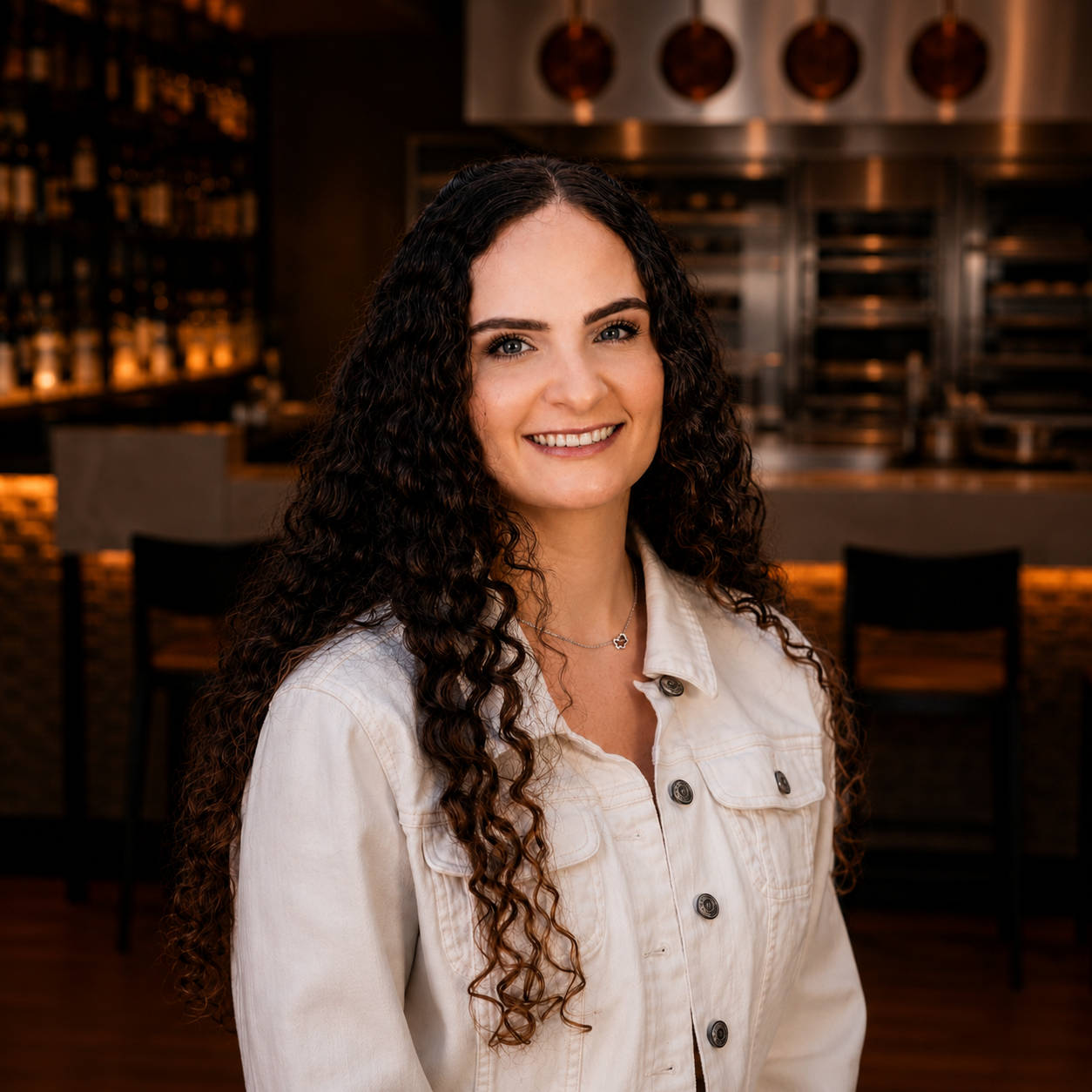 Portrait of Samantha Stewart smiling