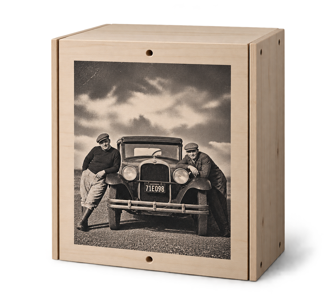 Valette Wines special wooden box