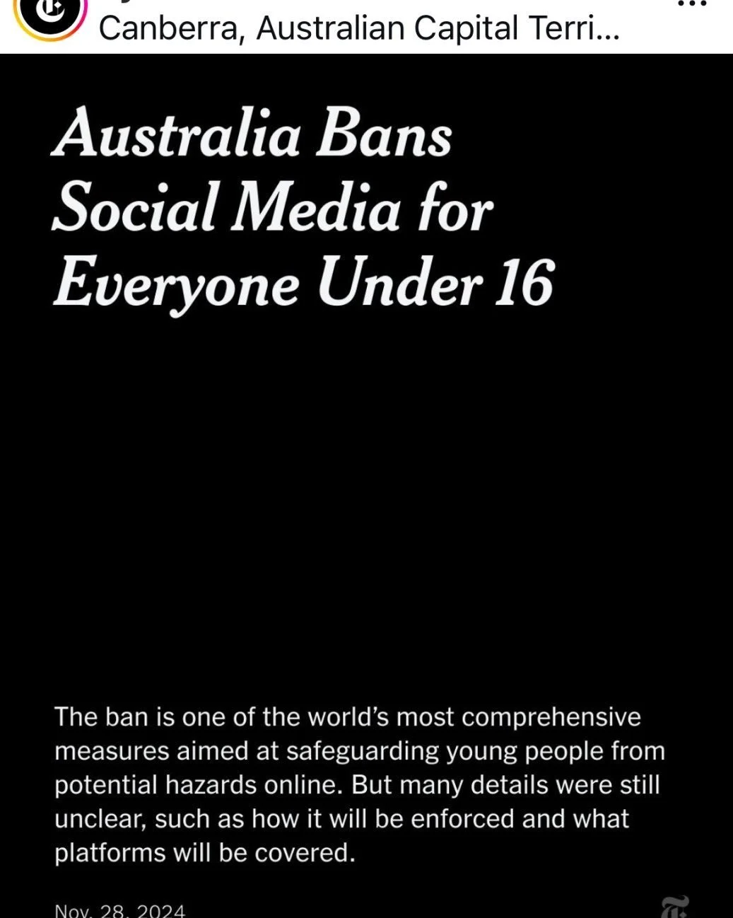 Should the US follow suit? #mediaminded #socialmedia #parenting