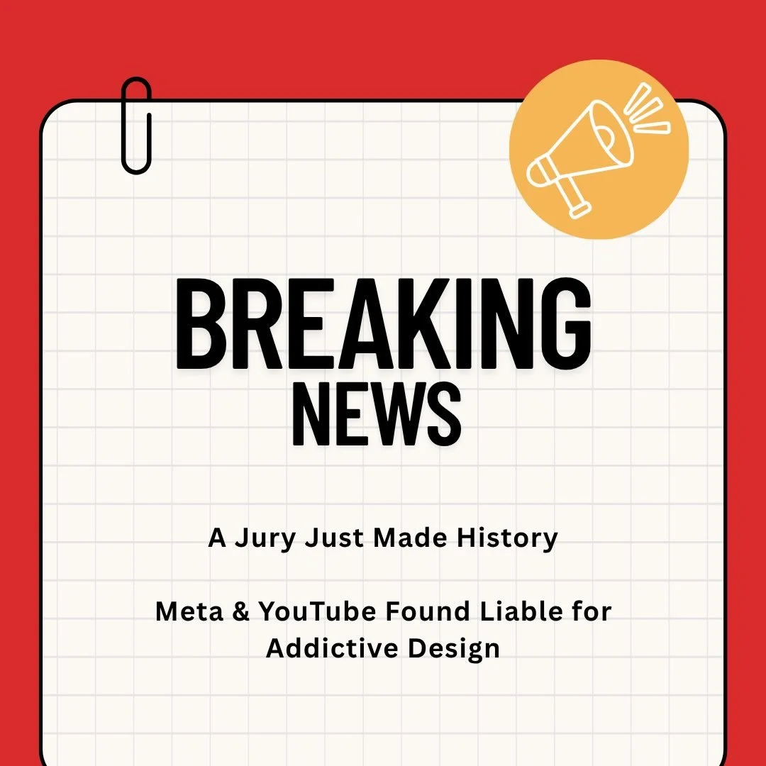 Big news and a potential turning point.
A jury just ruled that Meta and YouTube knowingly designed features to keep kids hooked, and failed to warn families.

This is the first verdict of its kind.
~2,000 more cases are already in the pipeline. Some 