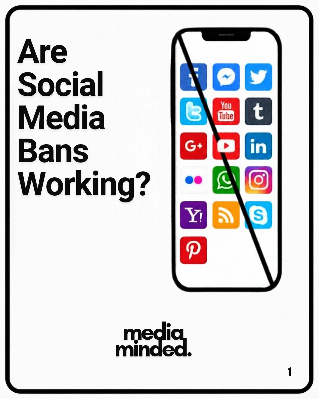 Are Social Media Bans Working? Find out more from my newsletter at www.mediaminded.net/newsletter #MediaMinded #DigitalParenting #SocialMedia #SocialMediaBans #TechandKids #ParentingInTheDigitalAge #ScreenTime