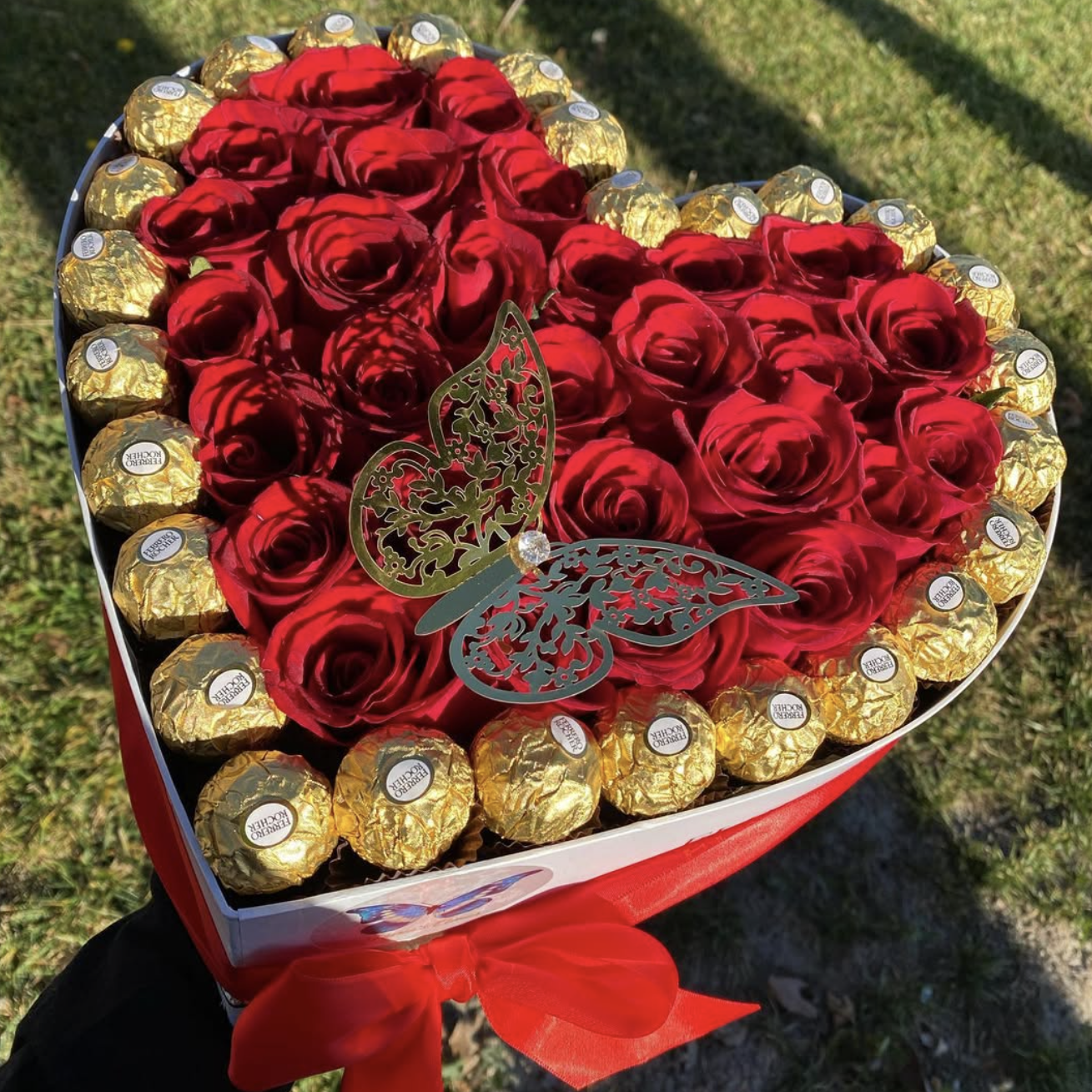 Heart-Shaped Ferrero Box (Large)