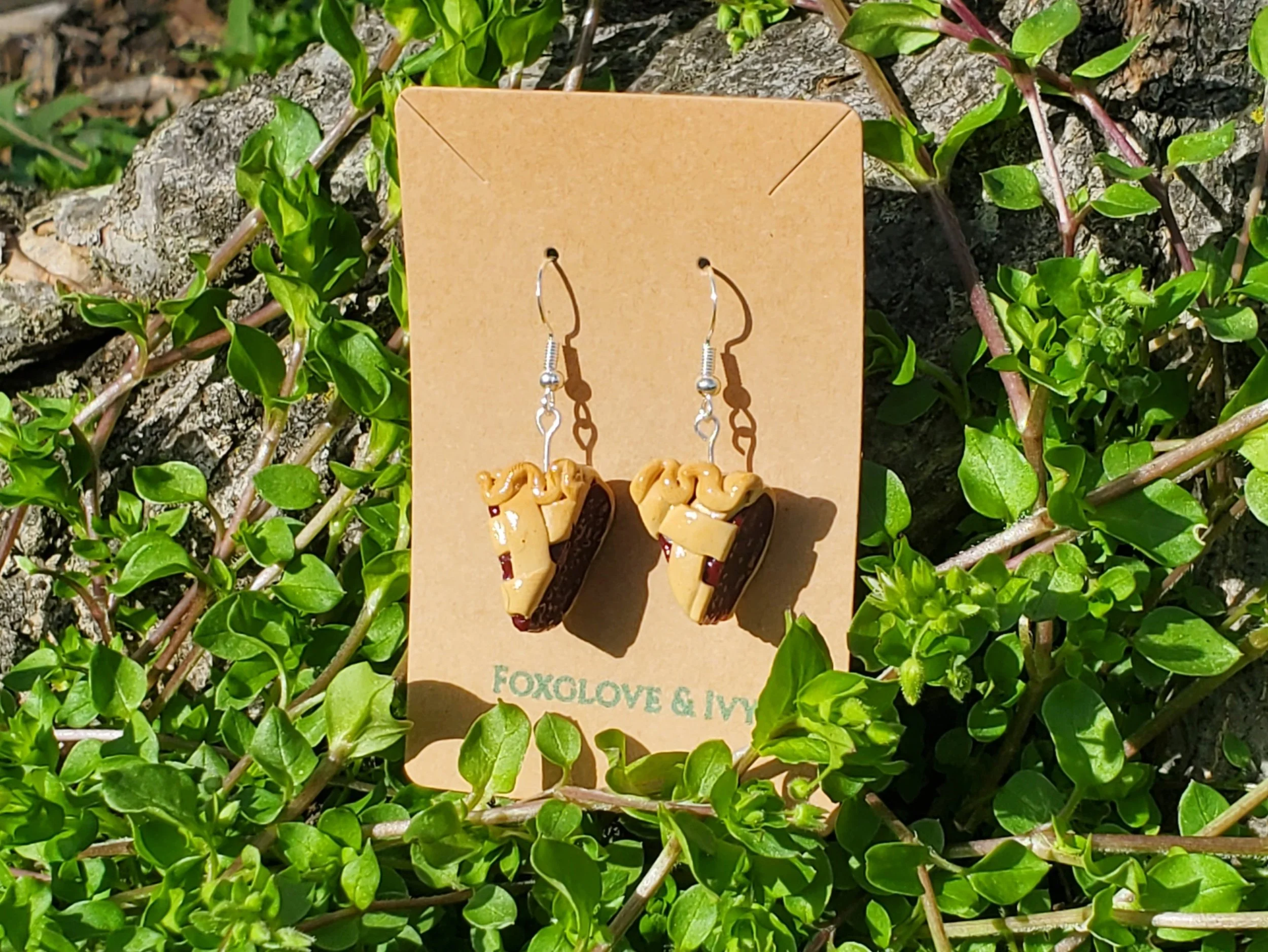 Berry Pie Slice Earrings