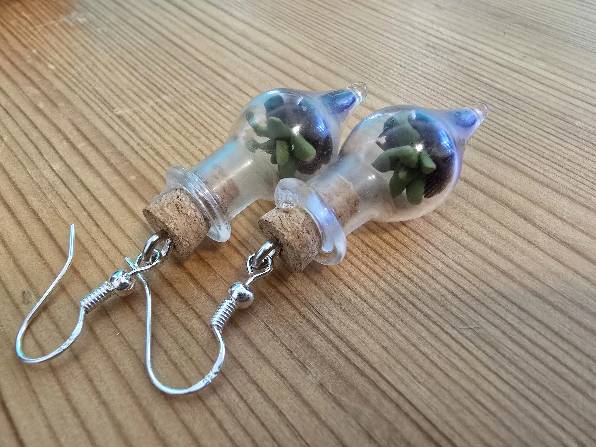 Teardrop Terrarium Earrings