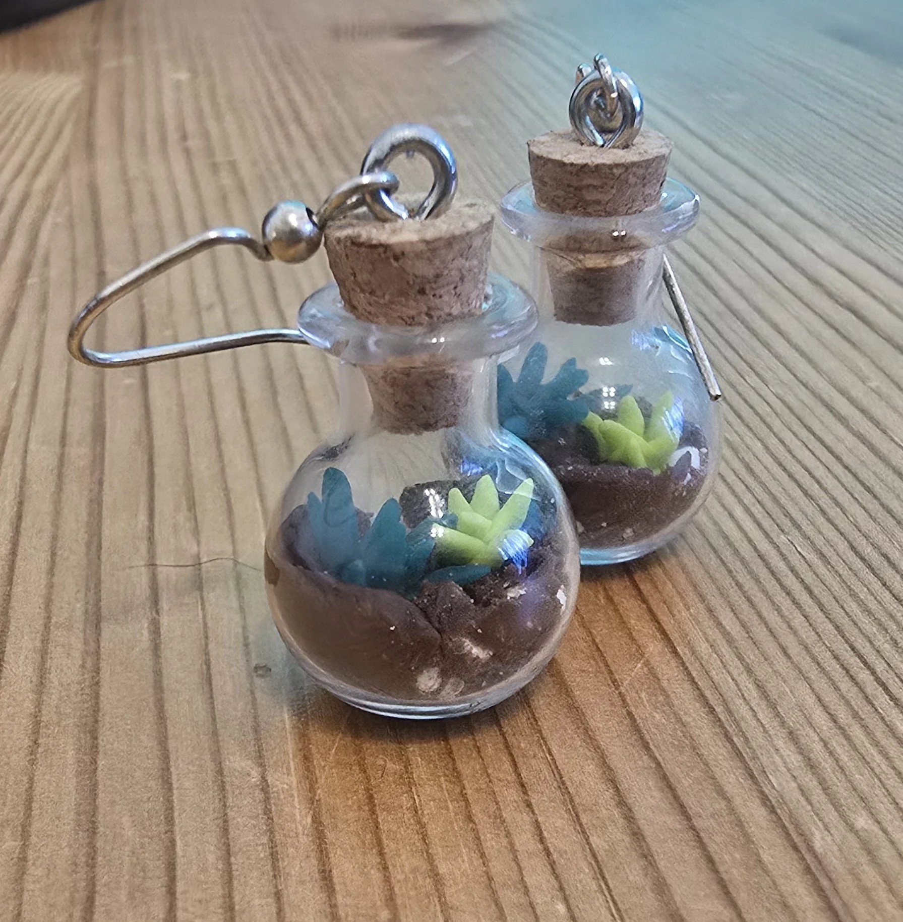 Round Terrarium Earrings