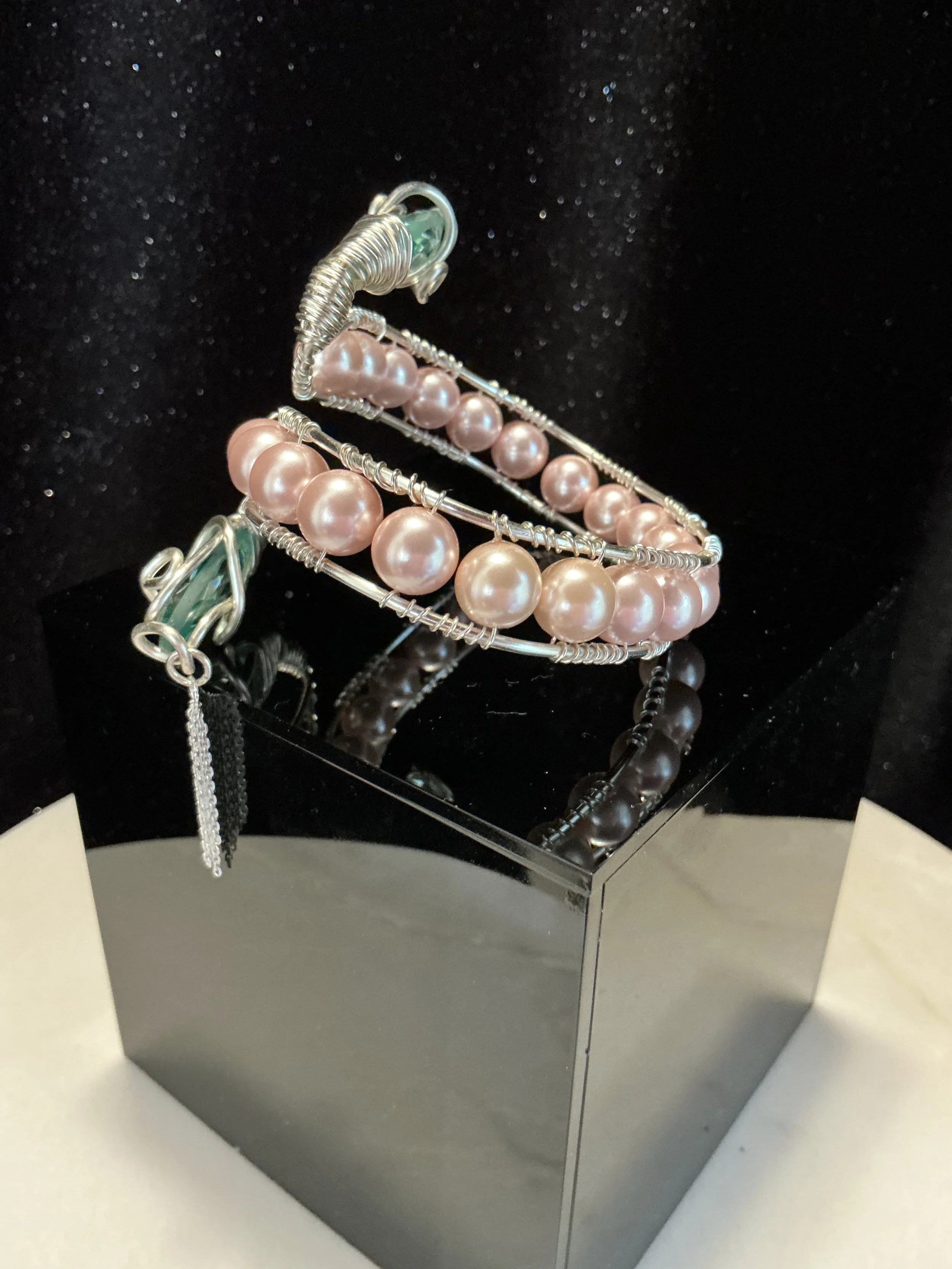 Pink Pearls with aquamarine cuff pic2 9.22.25 - 1.jpeg