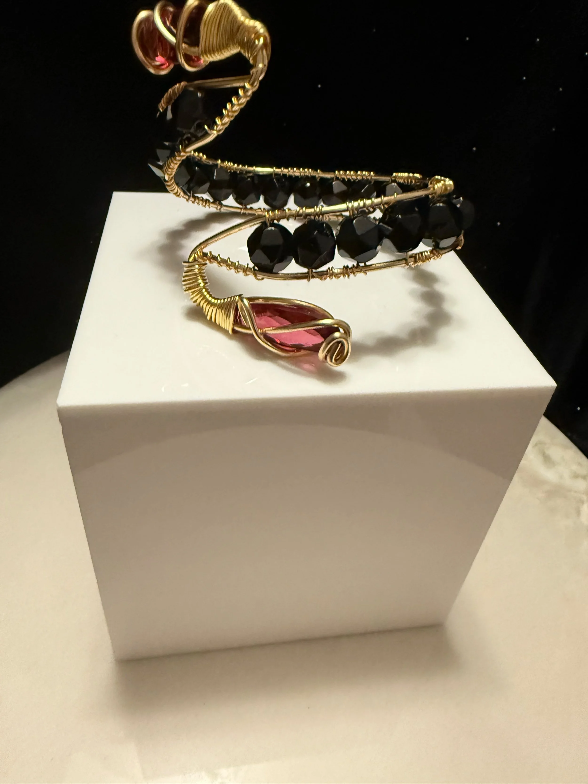 Black with Rubiolite cuff pic2 9.22.25 - 1.jpeg