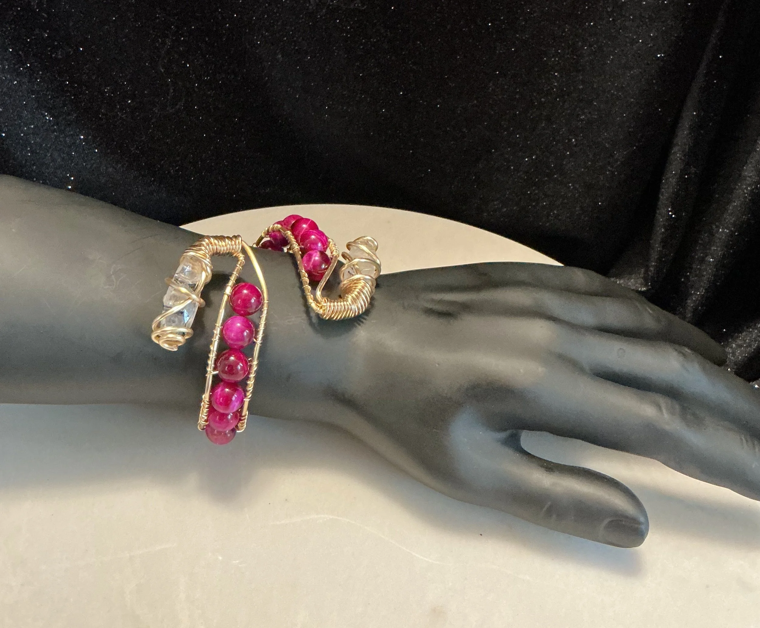 Magenta Tigers Eye cuff pic5 9.22.25 - 1.jpeg
