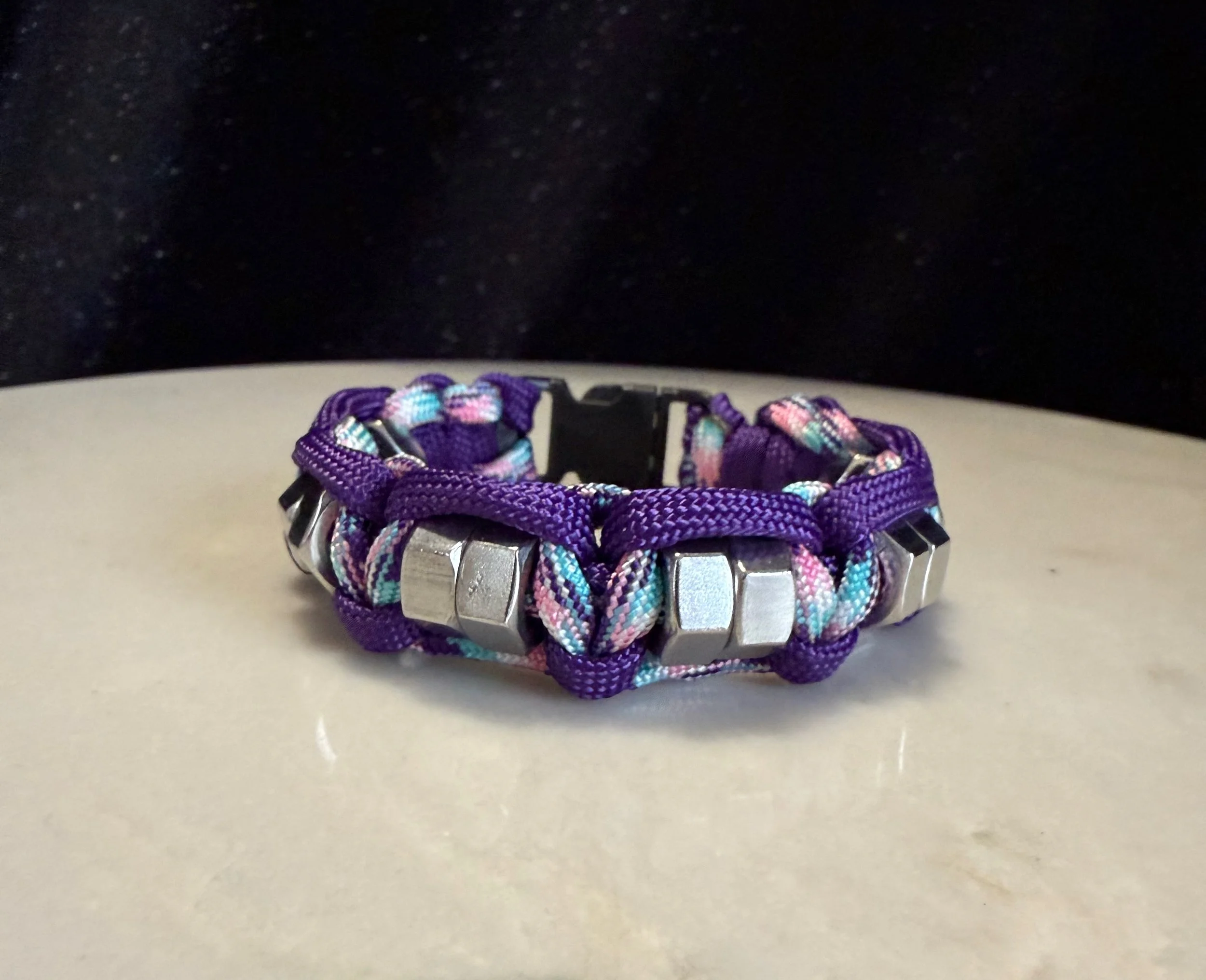 Mystical Unicorn paracord bracelet.hex nuts. pic 1 1.4.26 - 1.jpeg
