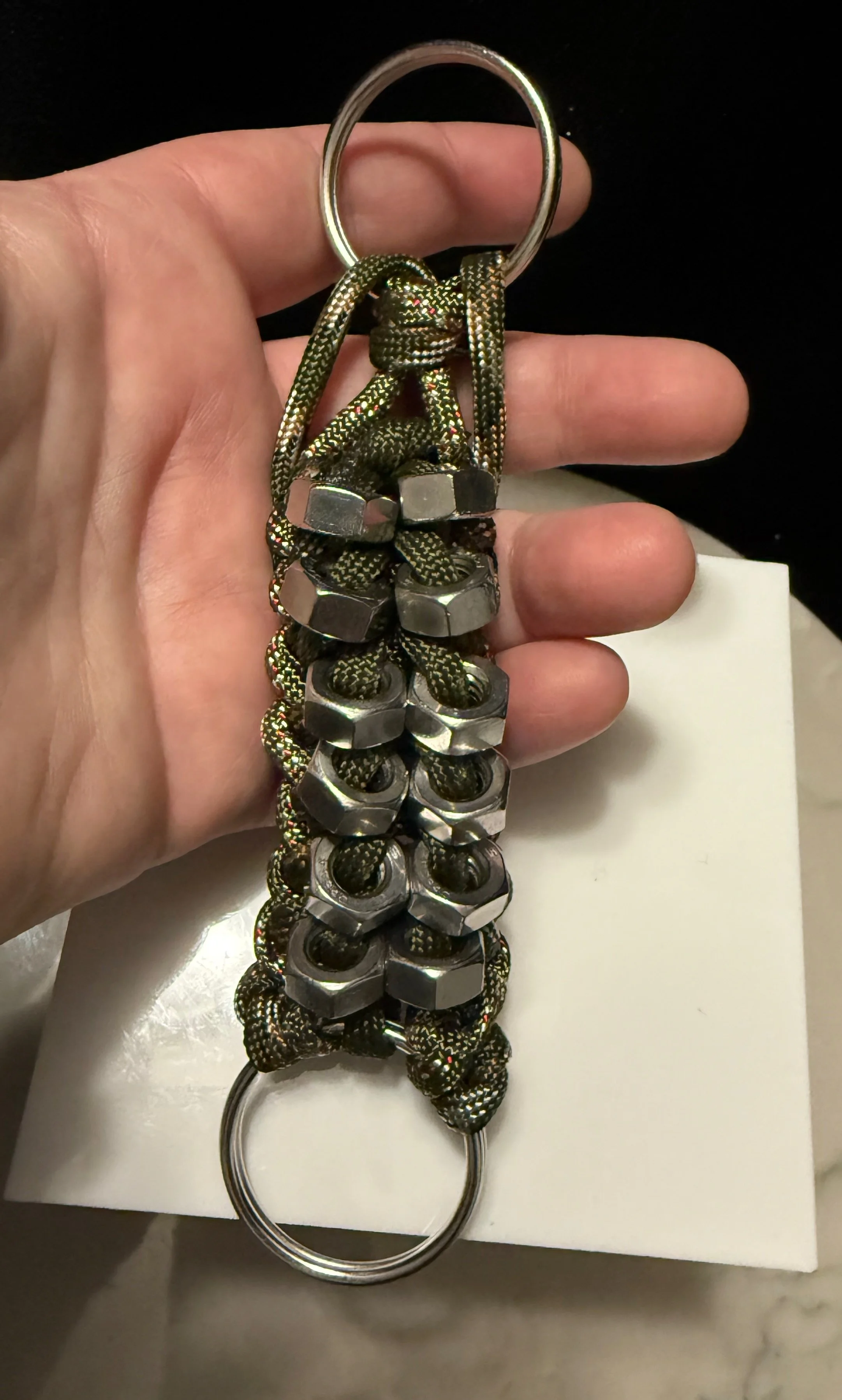 RANGER FORGE SANCTIFIED WEAVE KEY CHAIN (green)