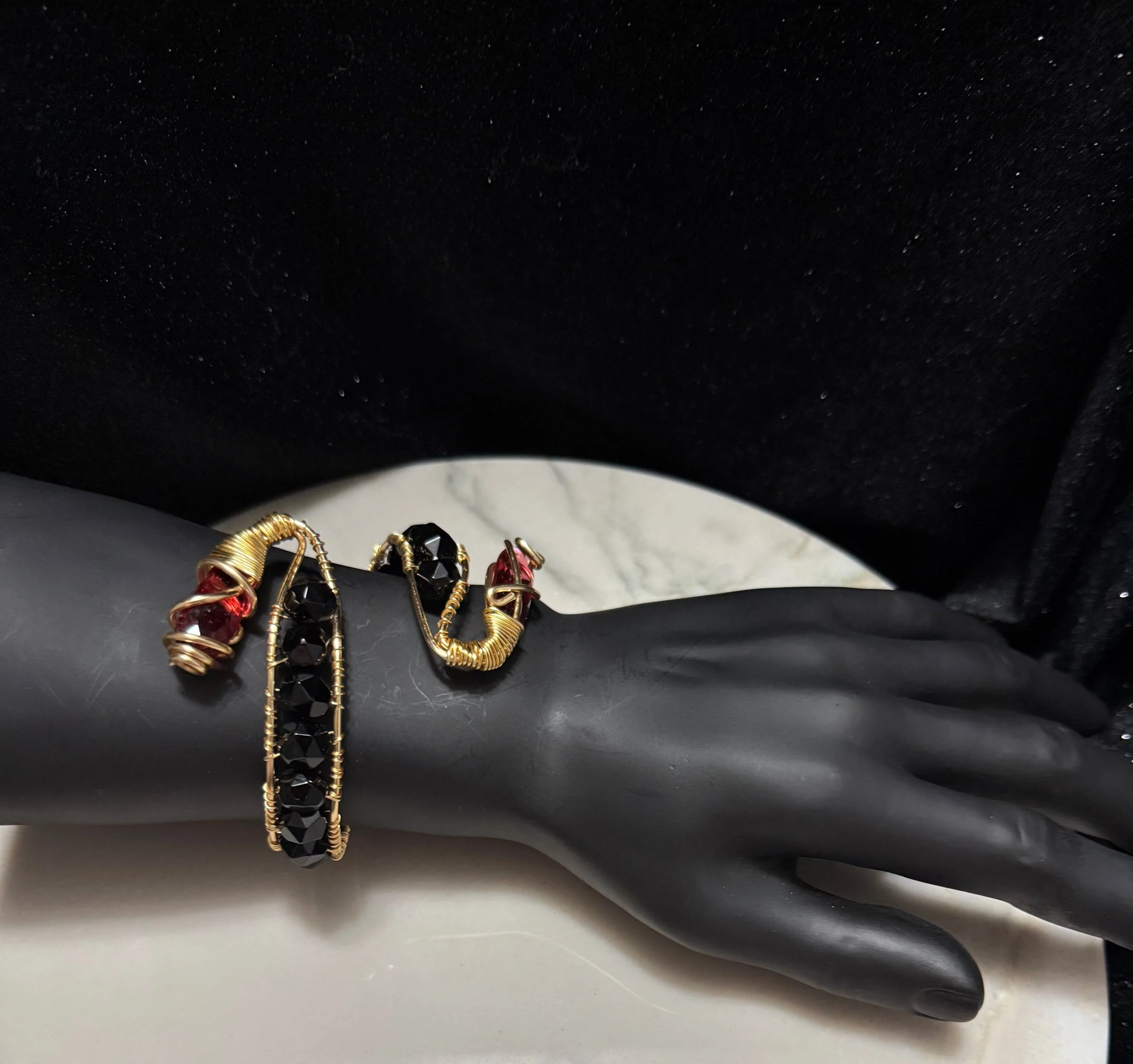 Black with Rubiolite cuff pic5 9.22.25 - 1.jpeg