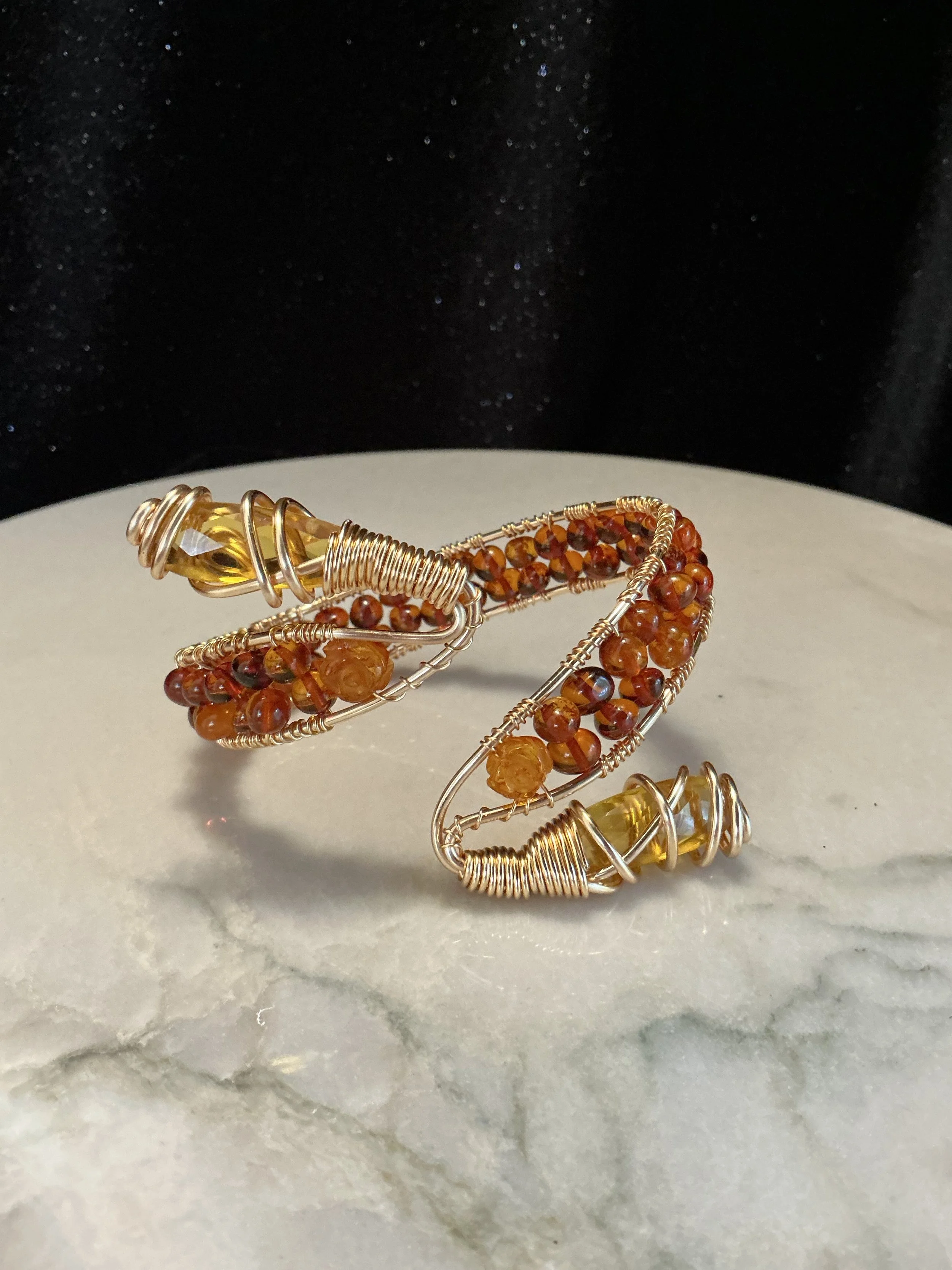 Amber stone cuff pic1 9.22.25 - 1.jpeg