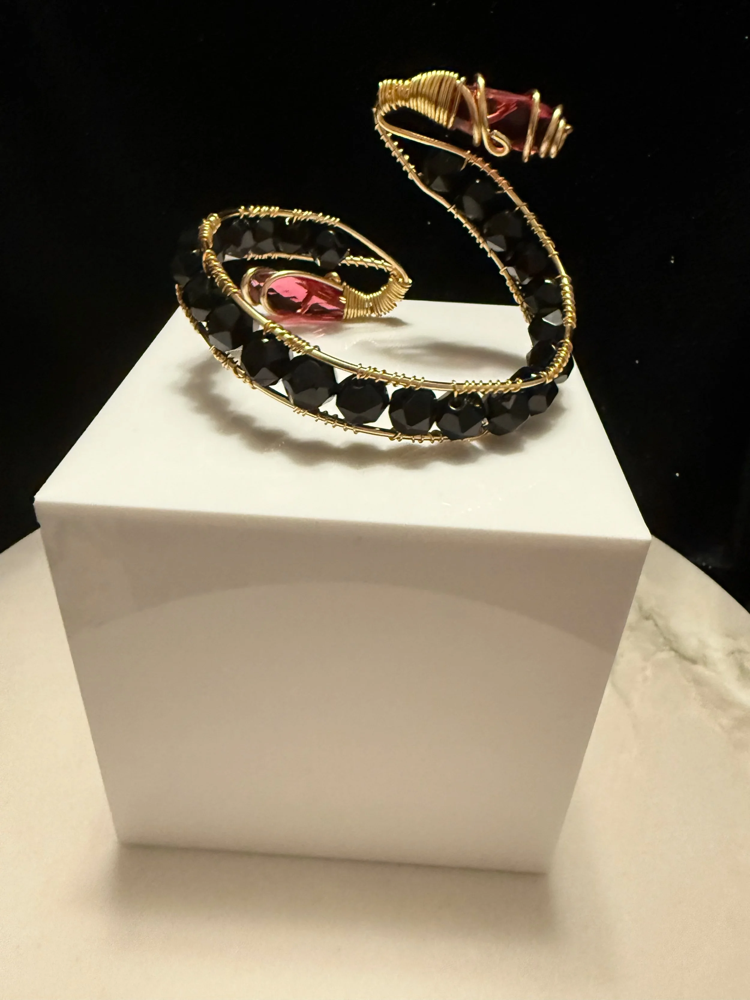 Black with Rubiolite cuff pic3 9.22.25 - 1.jpeg