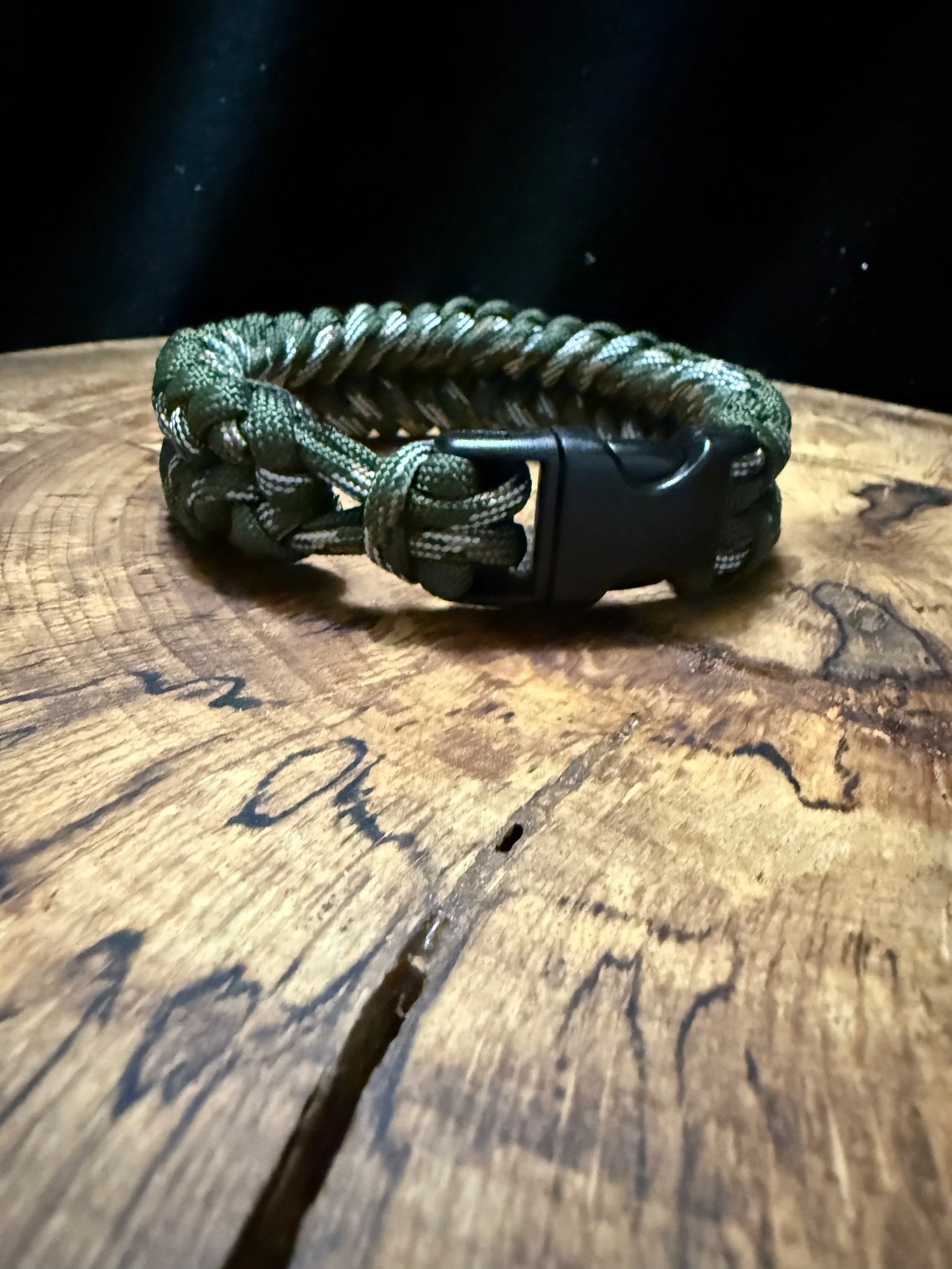 Forest Soul Sanctified Weave Paracord Bracelet pic 2 12.28.25 - 1.jpeg