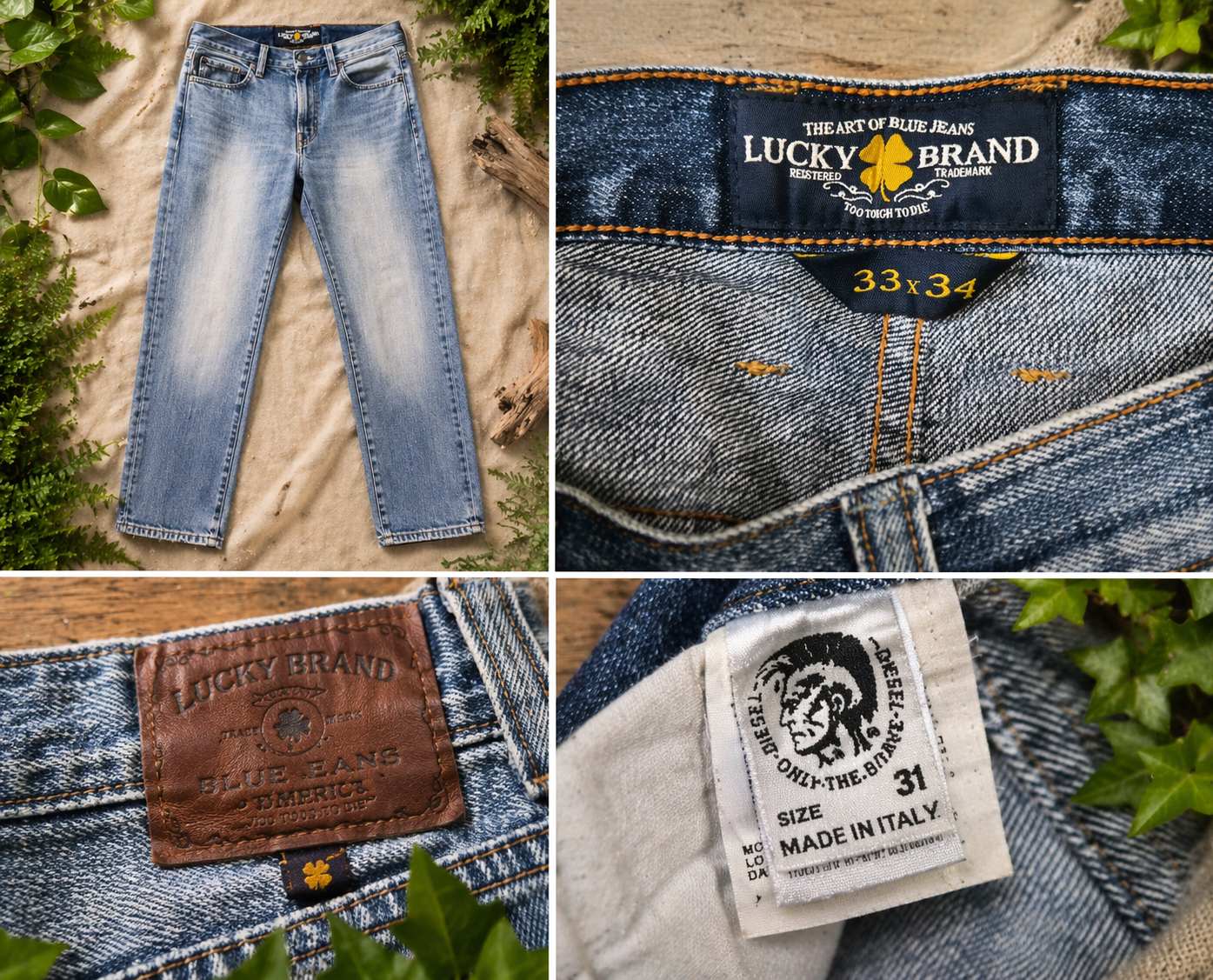 Lucky Brand – 221 Original Straight Denim Jeans