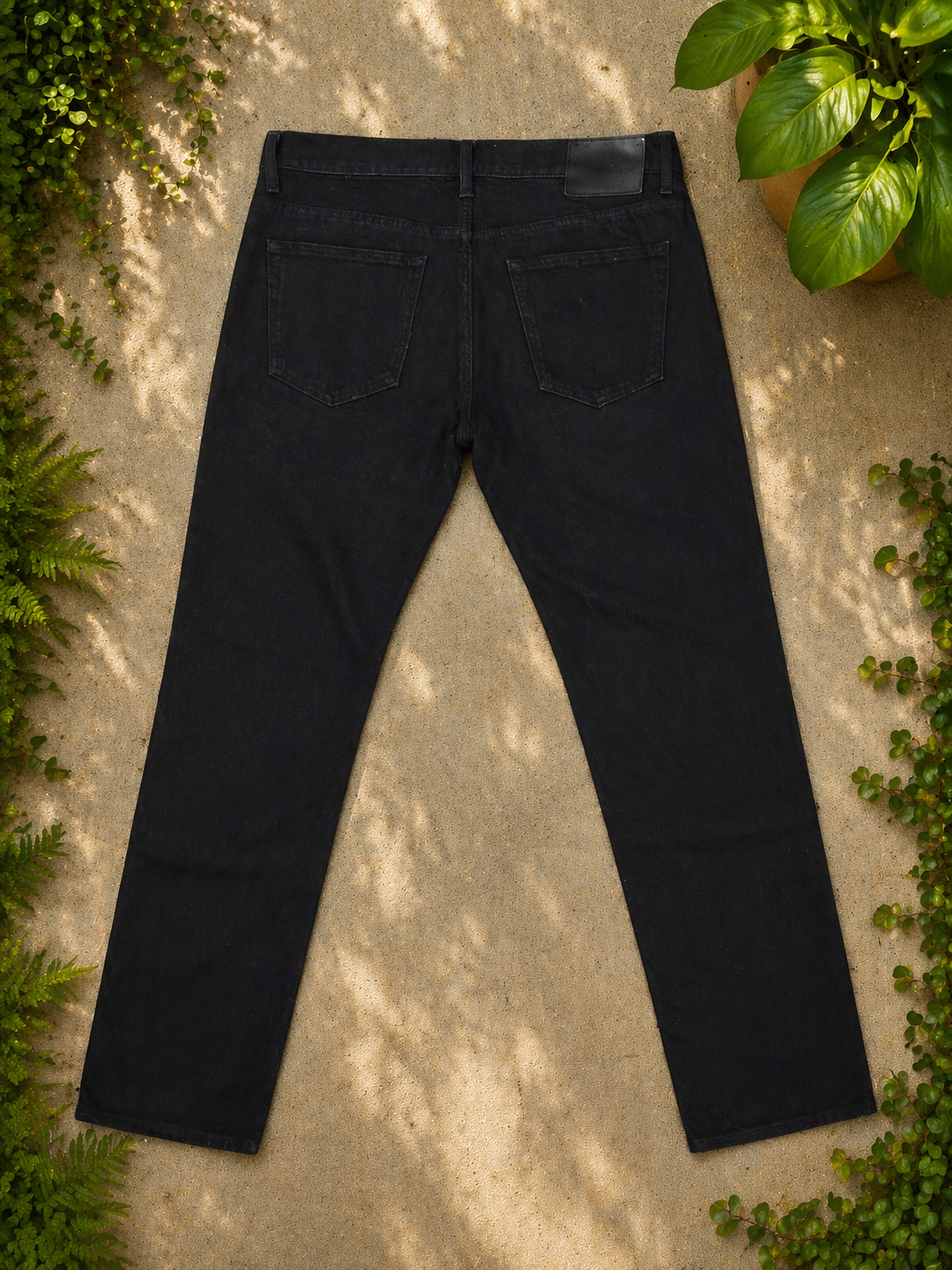 BOSS by Hugo Boss Slim Straight Denim – Black