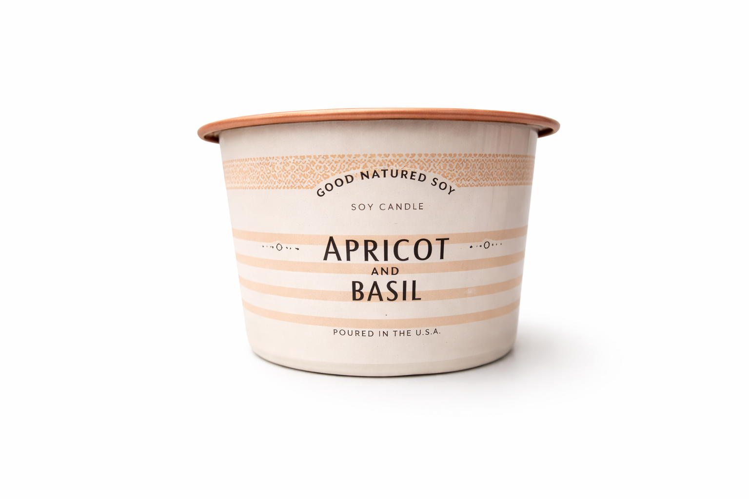 Good Natured Soy Candle – Apricot & Basil