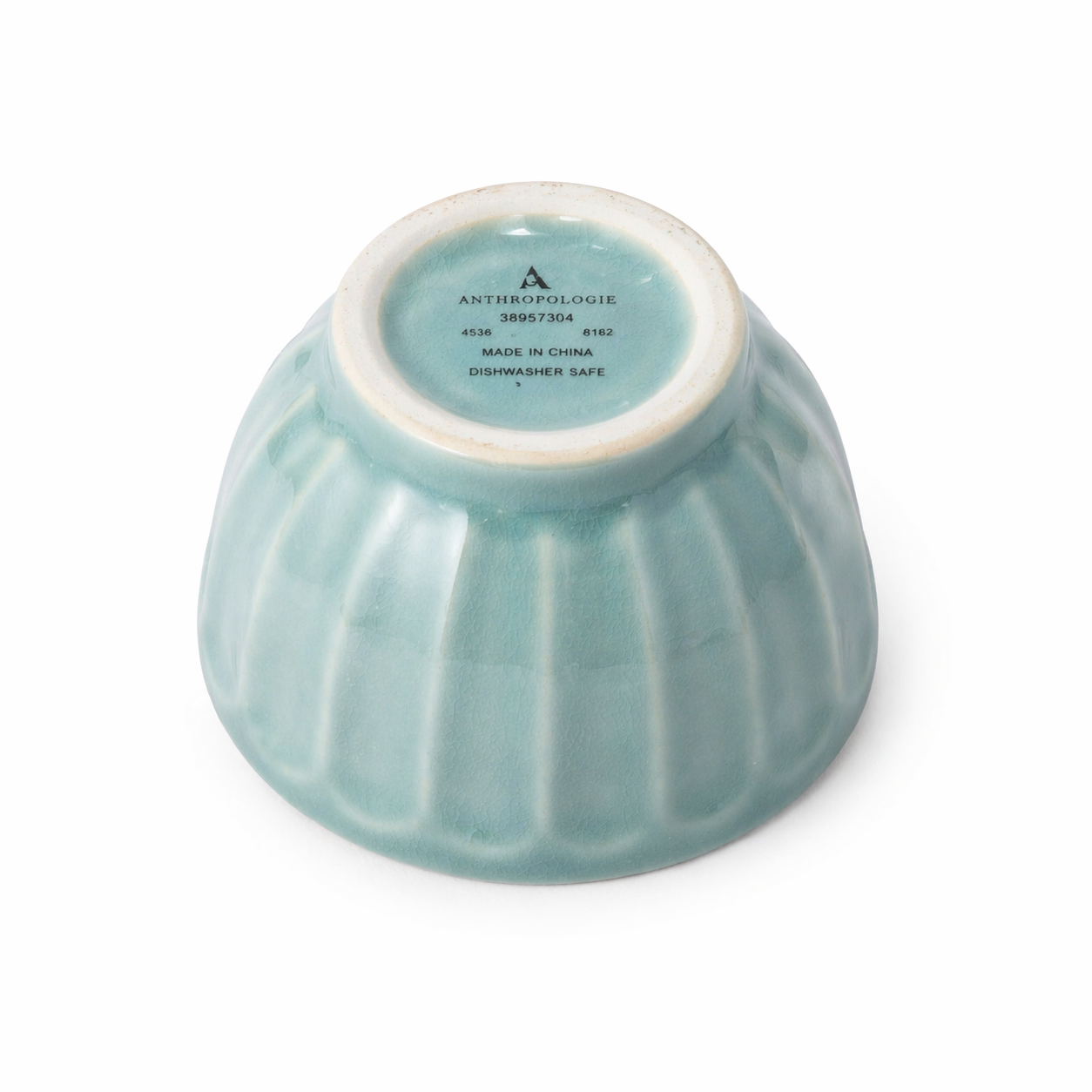 Seafoam Blue Ceramic Bowl