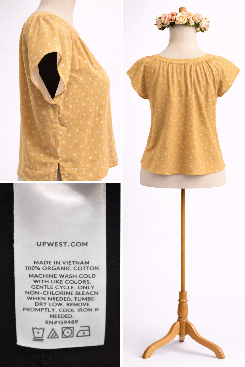 Mustard blouse