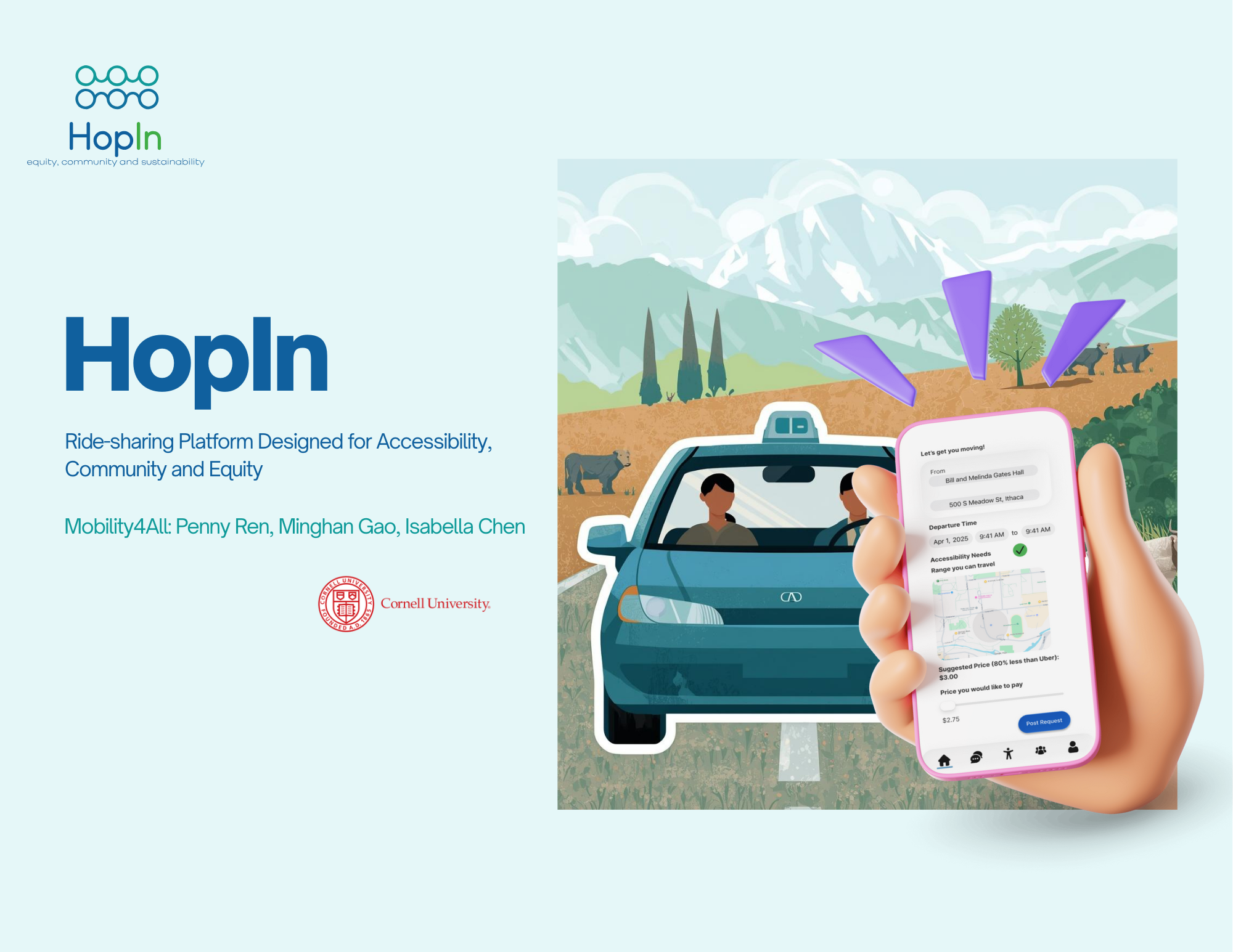 HopIn: Redefine Transportation for Accessibility, Equity and Community
