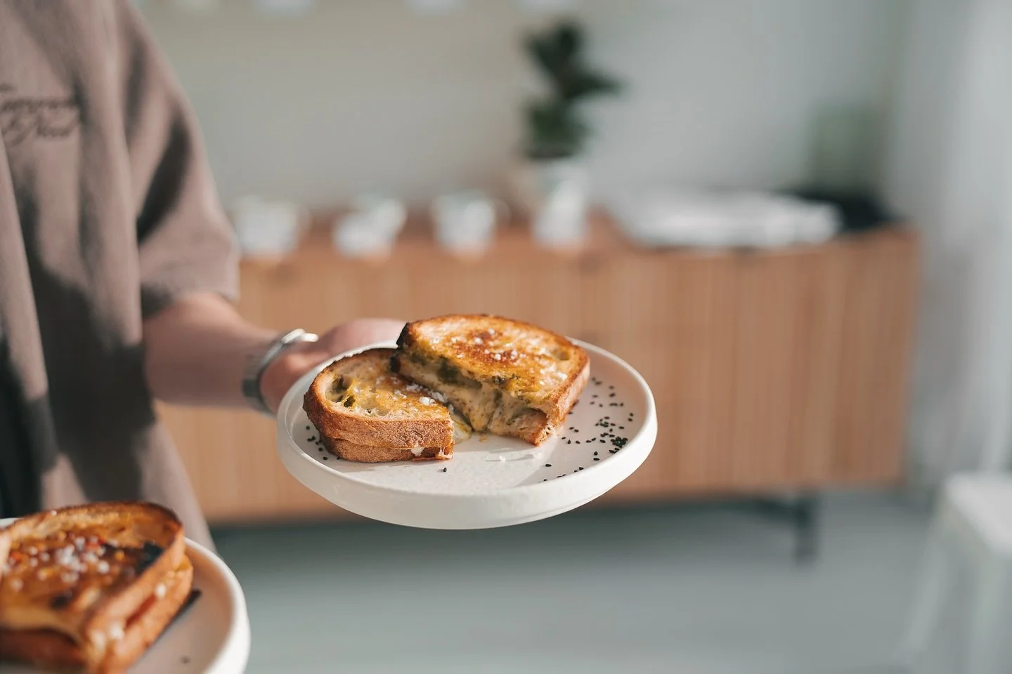 Looking for lunch?  Come grab one of our gourmet toasties &ndash; packed with flavour and made to satisfy. 

Plenty of options to suit every taste. Available daily &rsquo;til sold out! 

#cafe #toastie #lunch