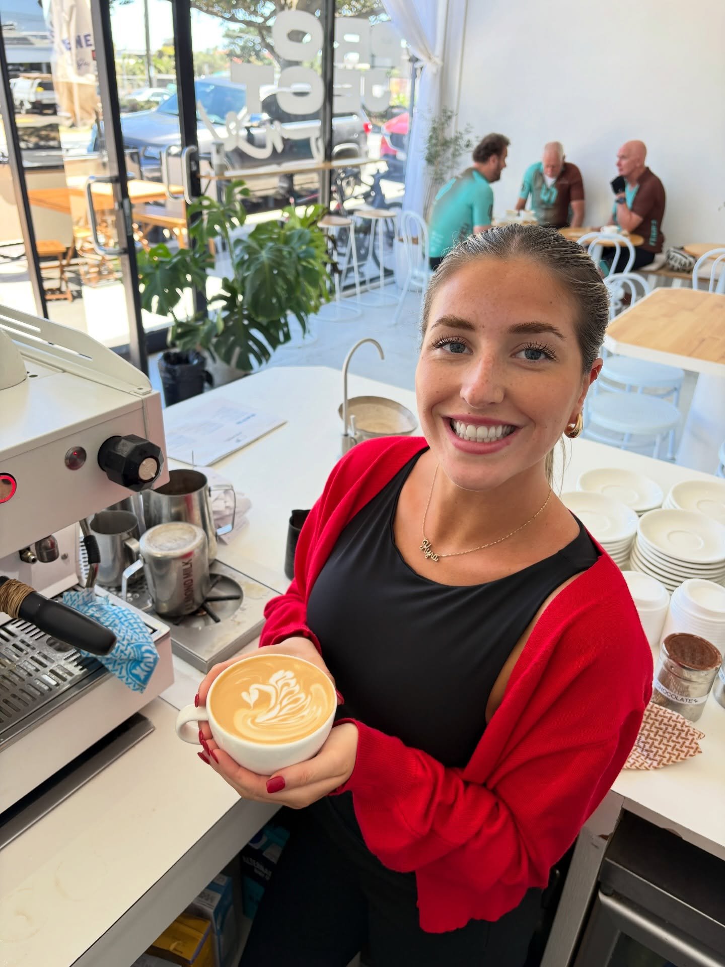 Coffees served with a smile
