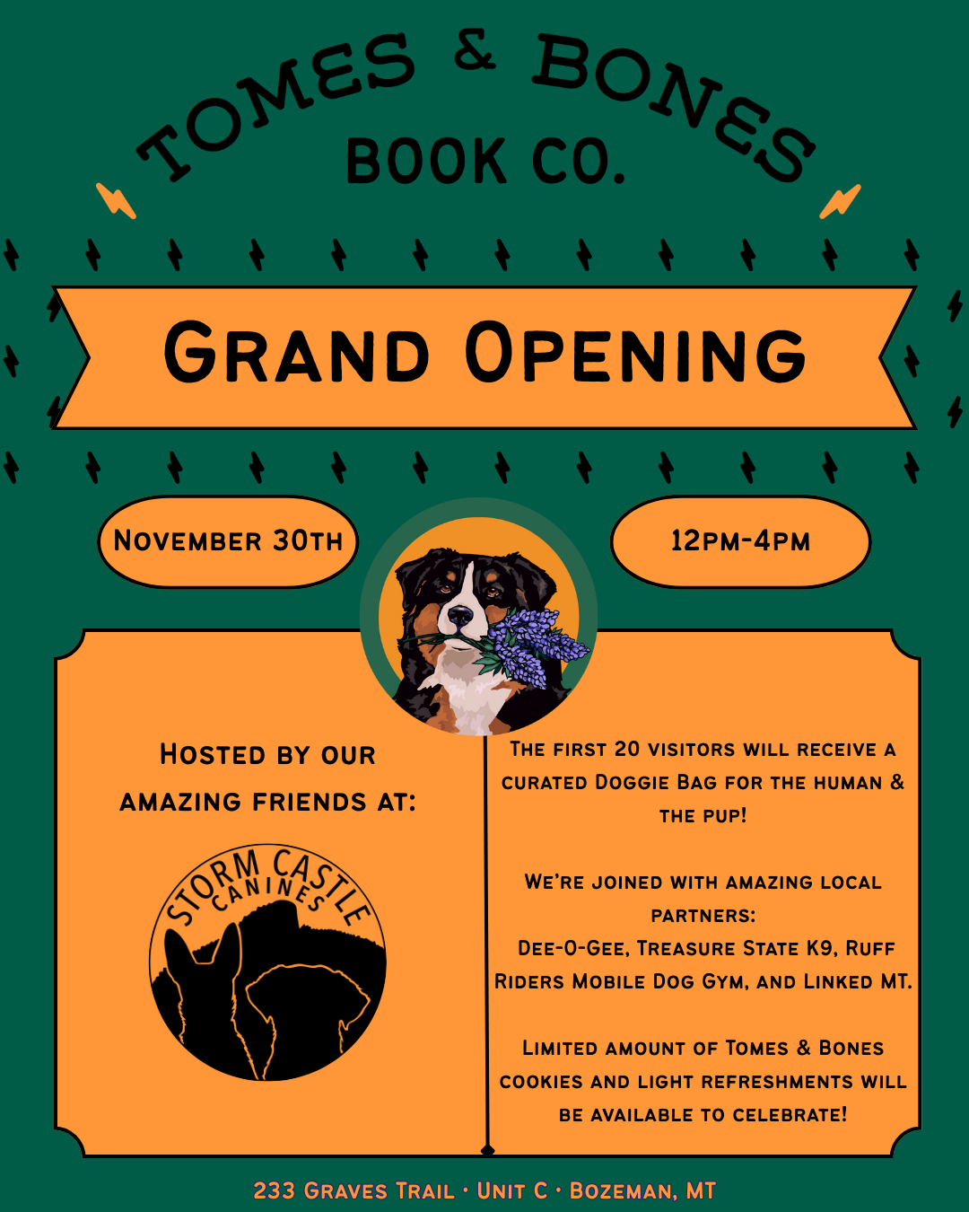 Grand Opening at Storm Castle Canines