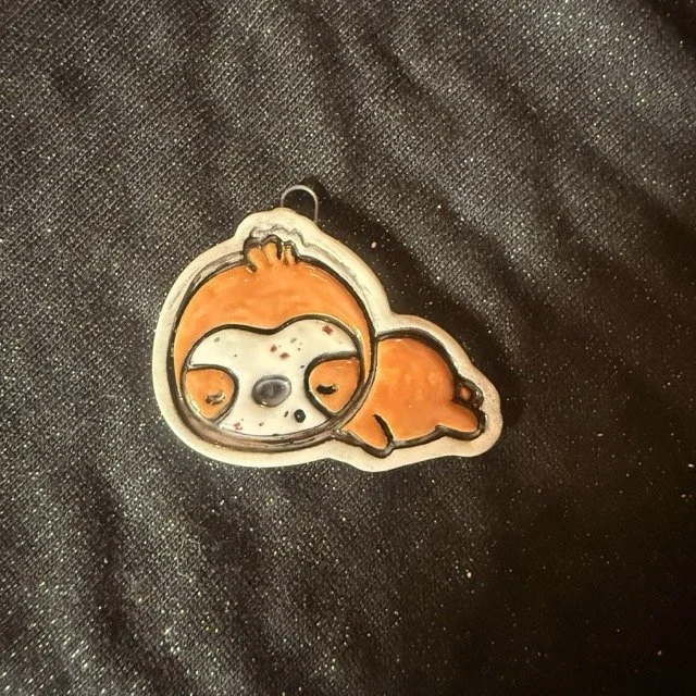 Tiny Sleepy Sloth Ornament