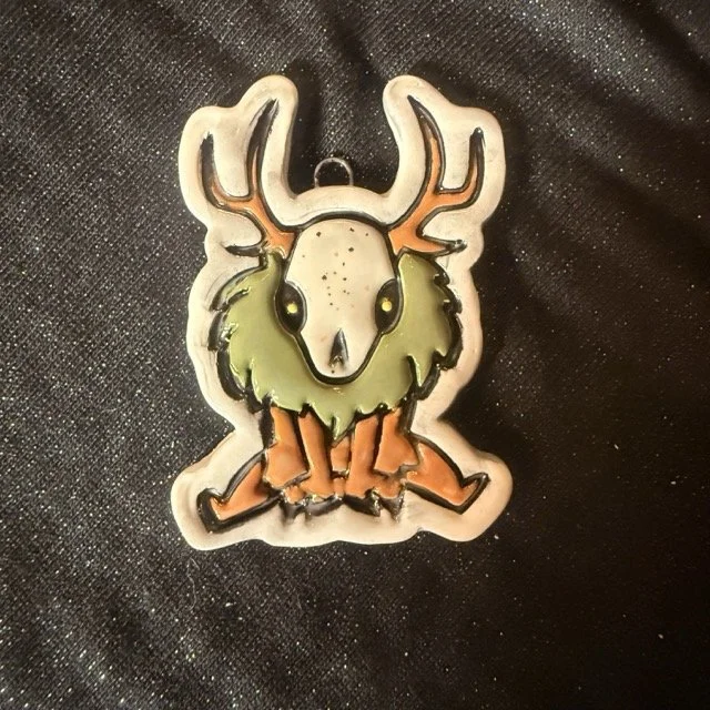 Sitting Wendigo Ornament