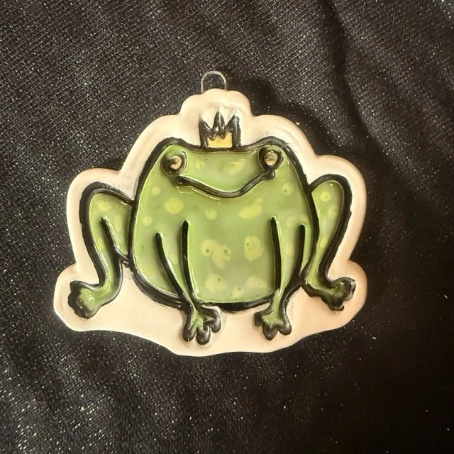 The Slightly Suspicious Frog Prince Ornament
