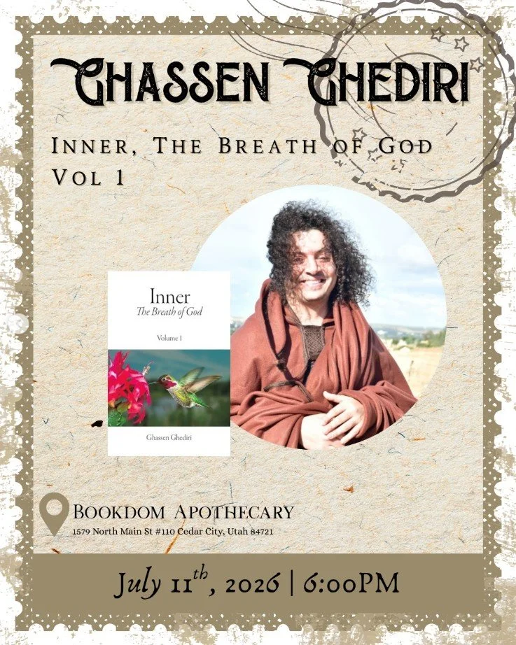 Bookdom Apothecary Ghassen Ghediri July 2026 event