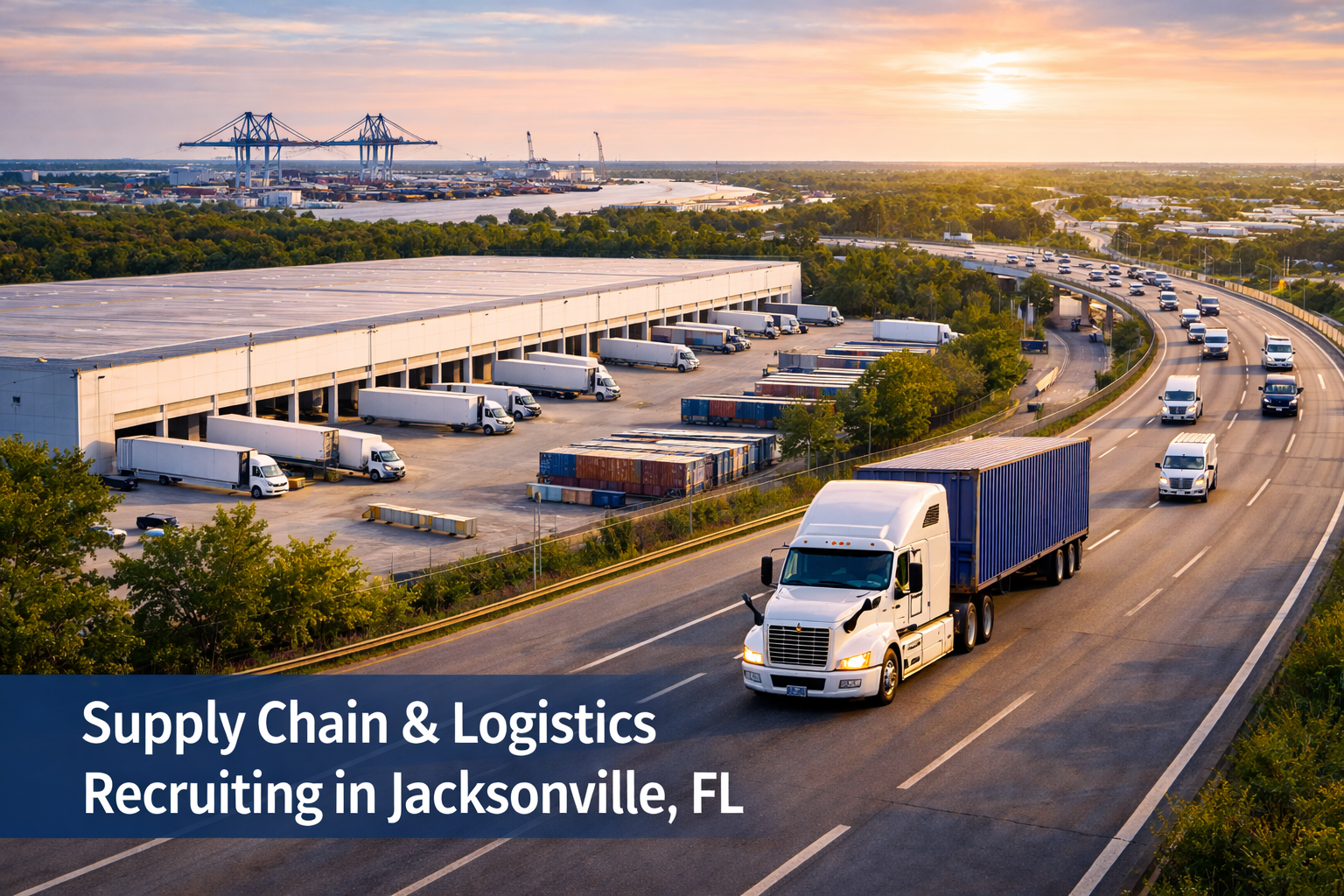 Supply chain and logistics recruiting in Jacksonville FL supporting regional distribution and transportation networks