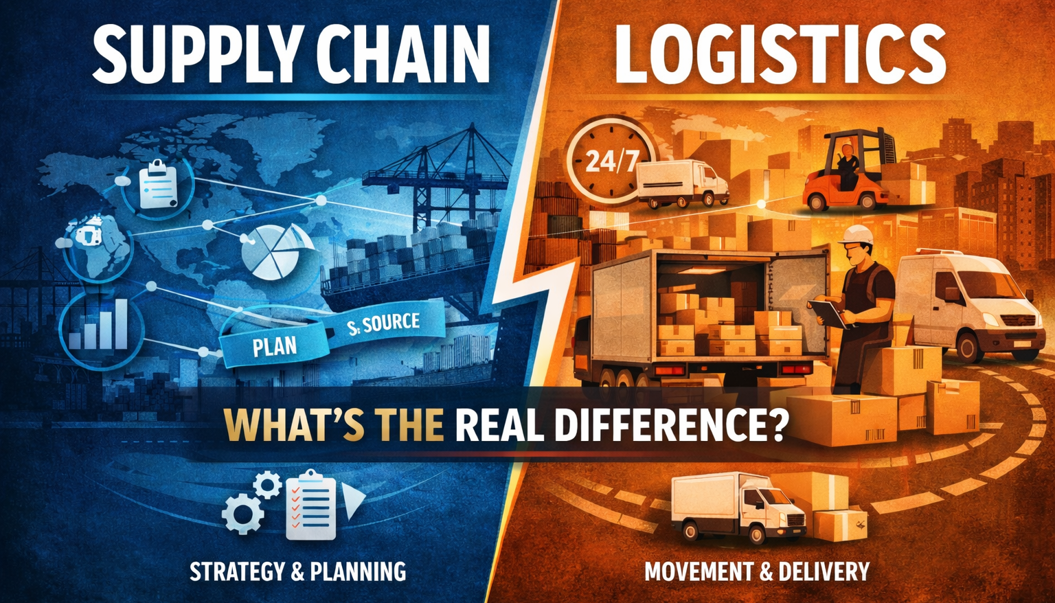 Supply Chain vs. Logistics: What’s the Real Difference?