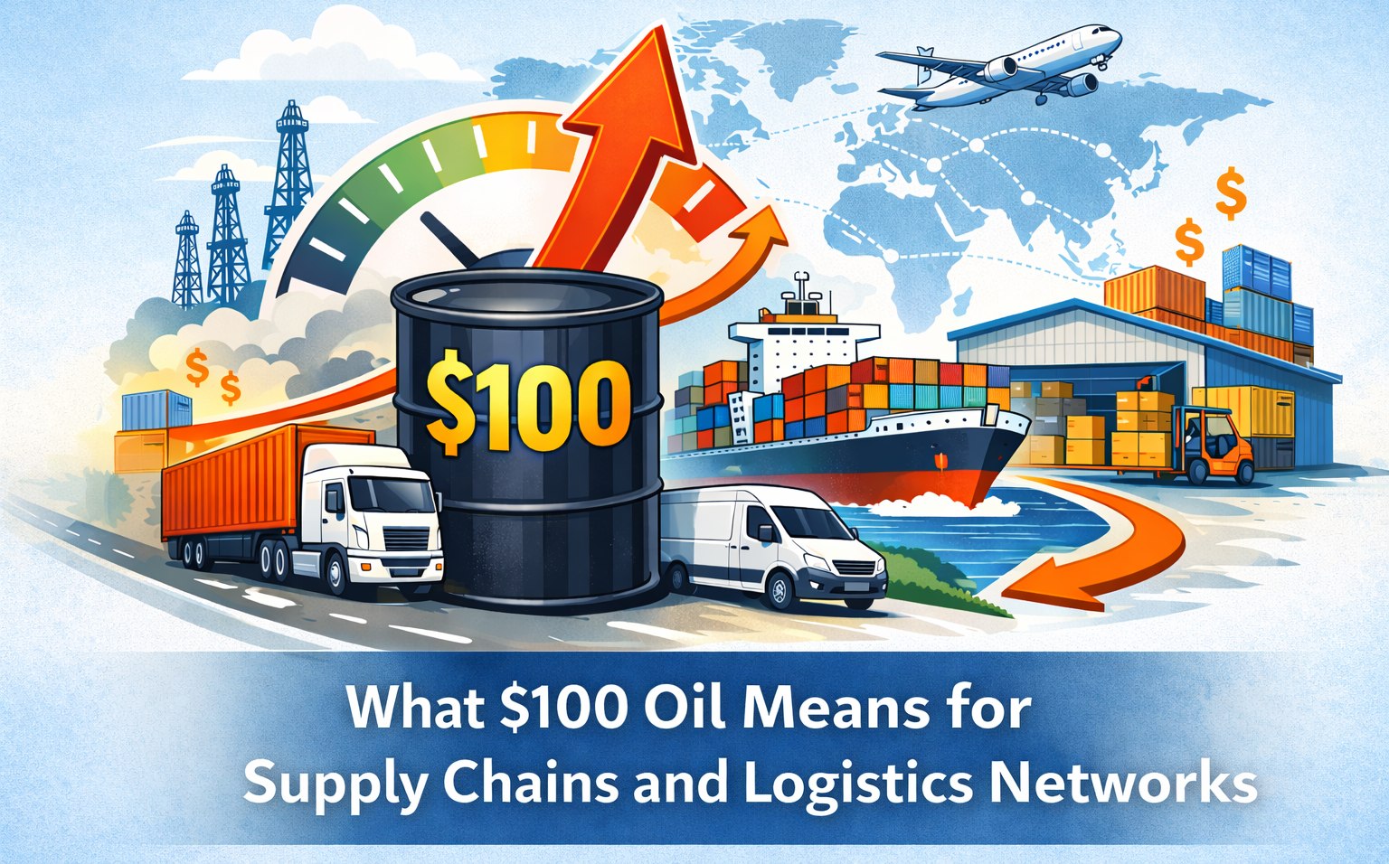 What $100 Oil Means for Supply Chains and Logistics Networks