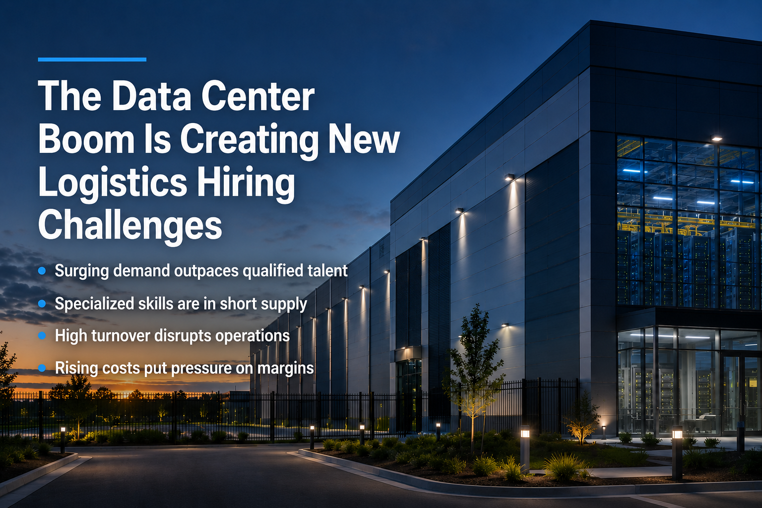 The Data Center Boom Is Creating New Logistics Hiring Challenges