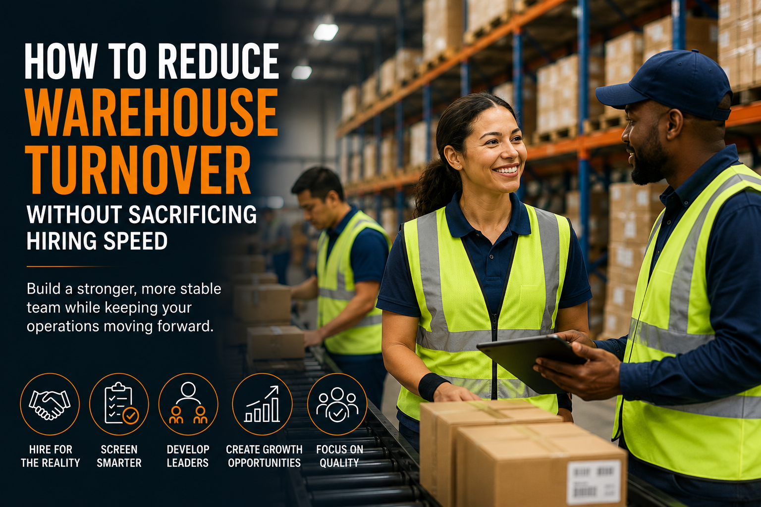 How to Reduce Warehouse Turnover Without Sacrificing Hiring Speed