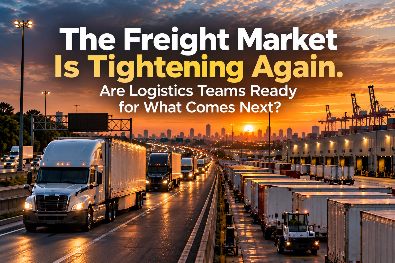 The Freight Market Is Tightening Again. Are Logistics Teams Ready for What Comes Next?